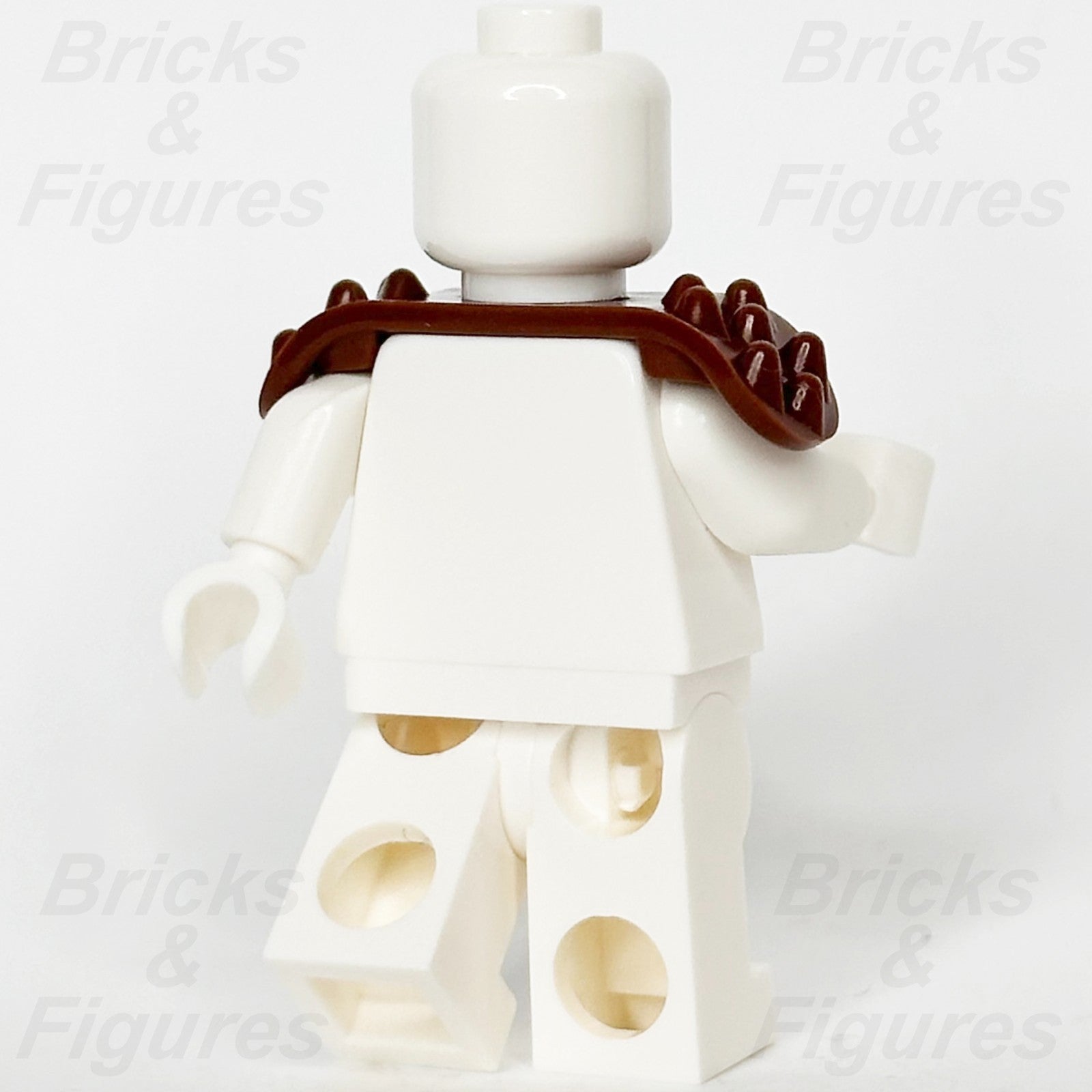 LEGO Shoulder Armour Minifigure Part Reddish Brown 88295 Pads with Spikes on Top2