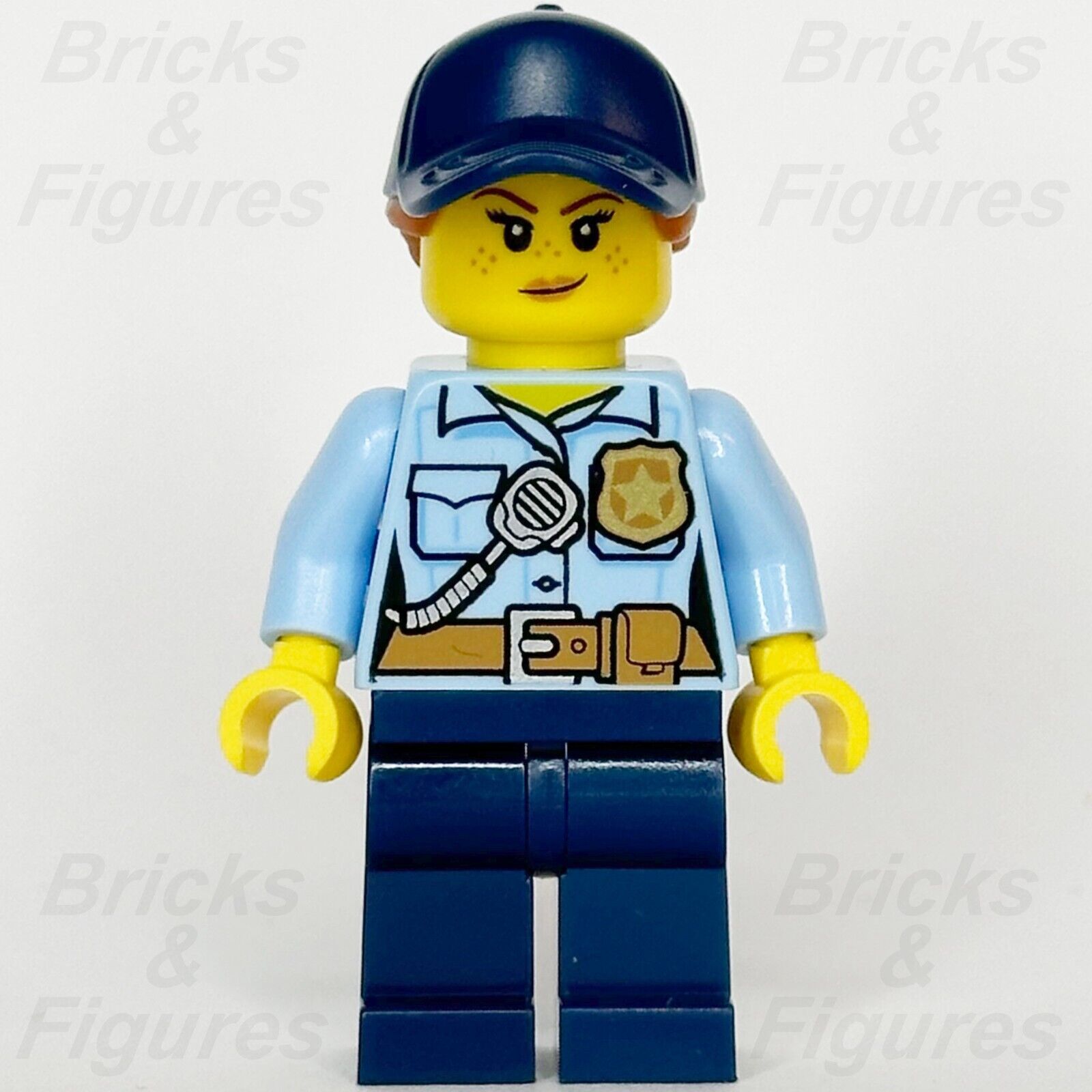 LEGO City Police Officer Minifigure Police Town Female Ponytail 60246 cty1125 - Bricks & Figures