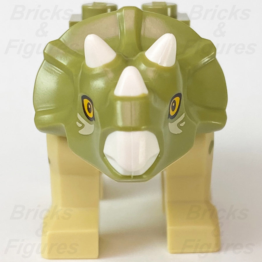 LEGO Jurassic World Triceratops Baby Dinosaur Minifigure Part 75939 Olive Green3