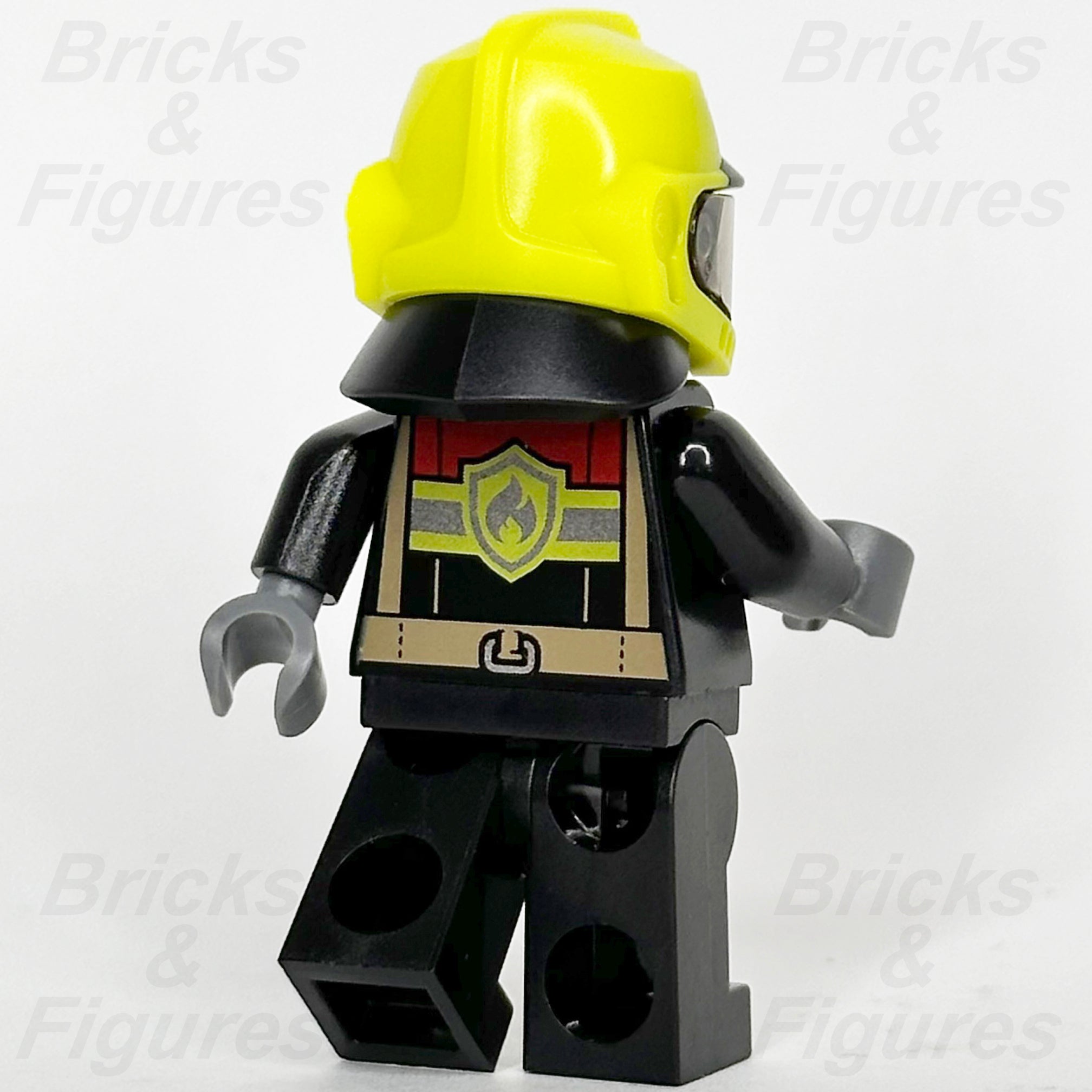 LEGO City Fireman Firefighter Bob Minifigure Fire Town 60319 cty1362 Minifig - Bricks & Figures