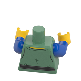 LEGO Minifigure Torso Part 6406106 76382 Peasant Villager Body x 1 - Bricks & Figures