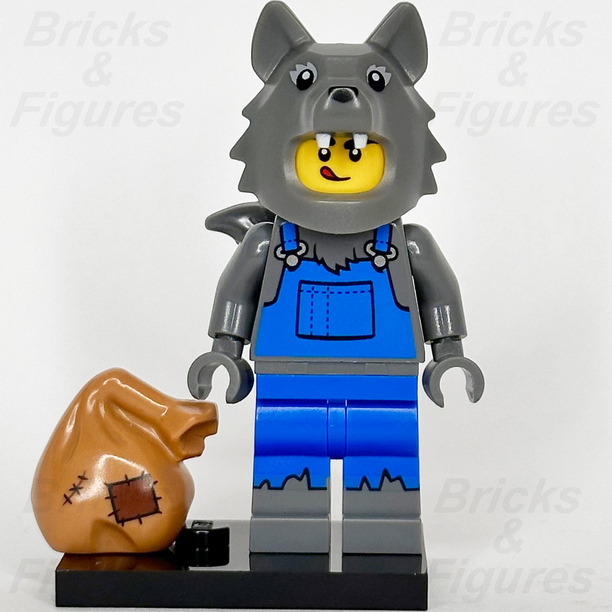 LEGO Minifigures Wolf Costume Minifigure Series 23 Stand col23-8 71034 #8 - Bricks & Figures