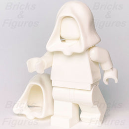 2 x Star Wars LEGO White Robe Hoods Minifigure Headgear Parts 30381 96232 98011 - Bricks & Figures