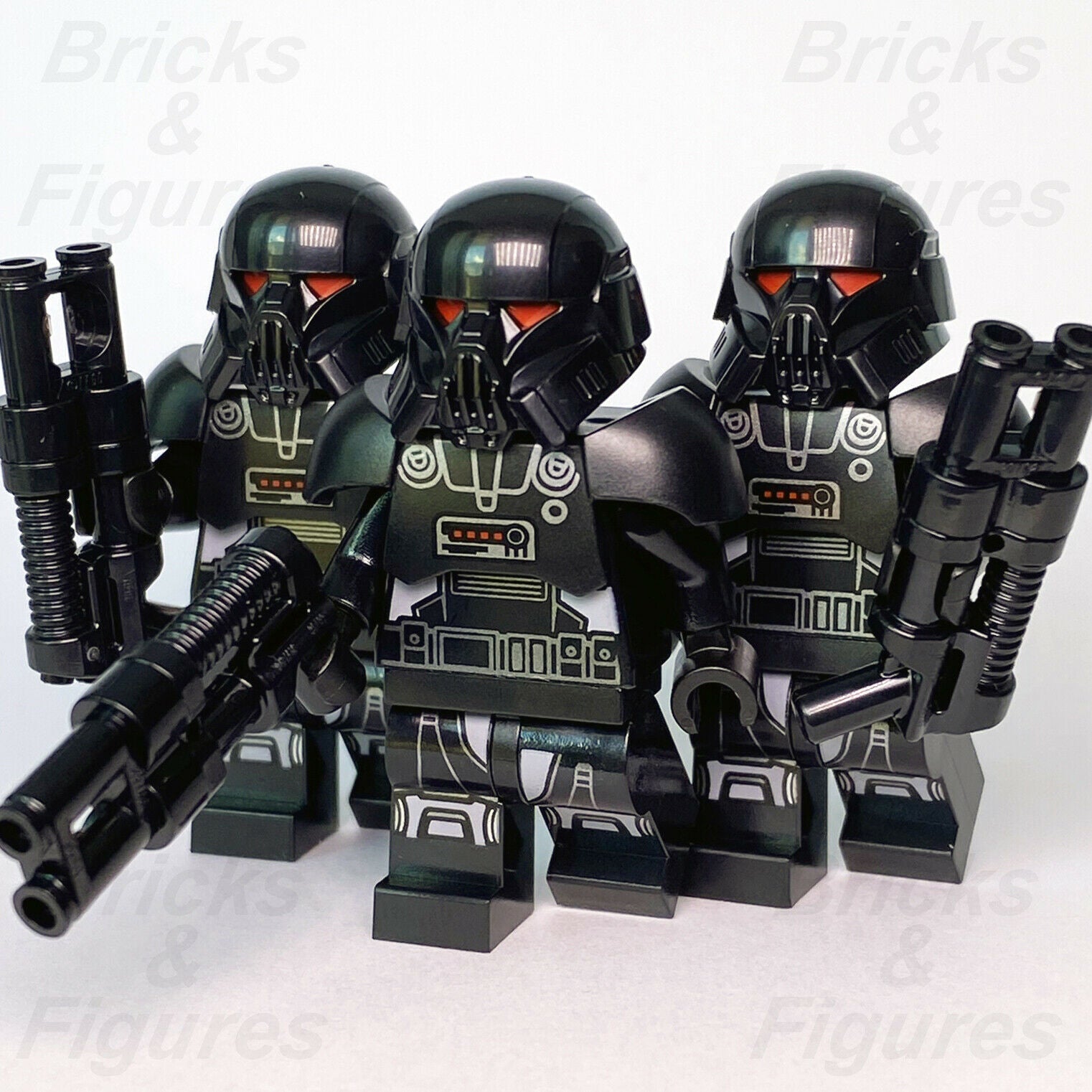 3 x Star Wars LEGO Dark Trooper Imperial The Mandalorian Minifigure 75315 75324 - Bricks & Figures