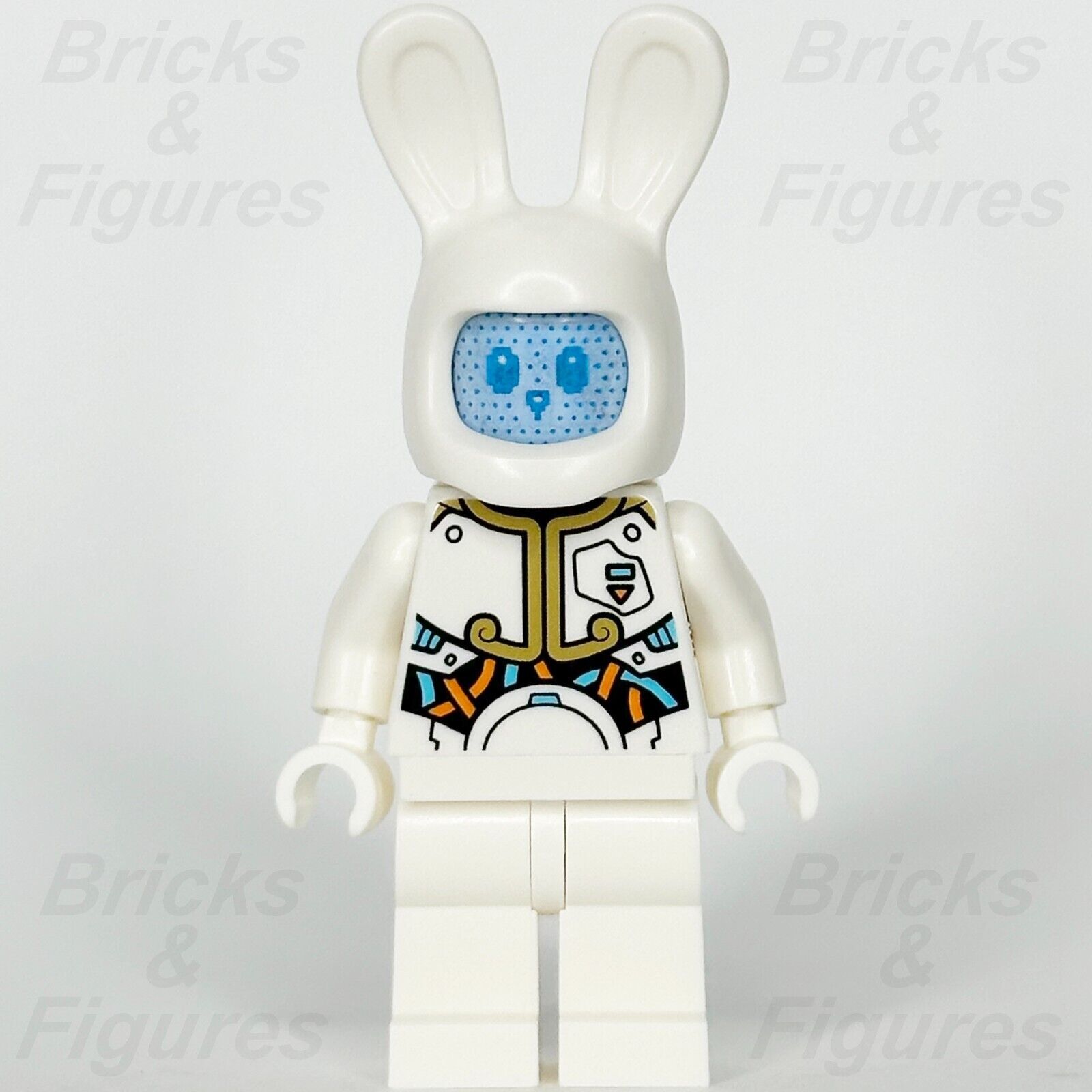 LEGO Monkie Kid Lunar Rabbit Robot Minifigure Evil Angry Happy Face 80032 mk081 - Bricks & Figures