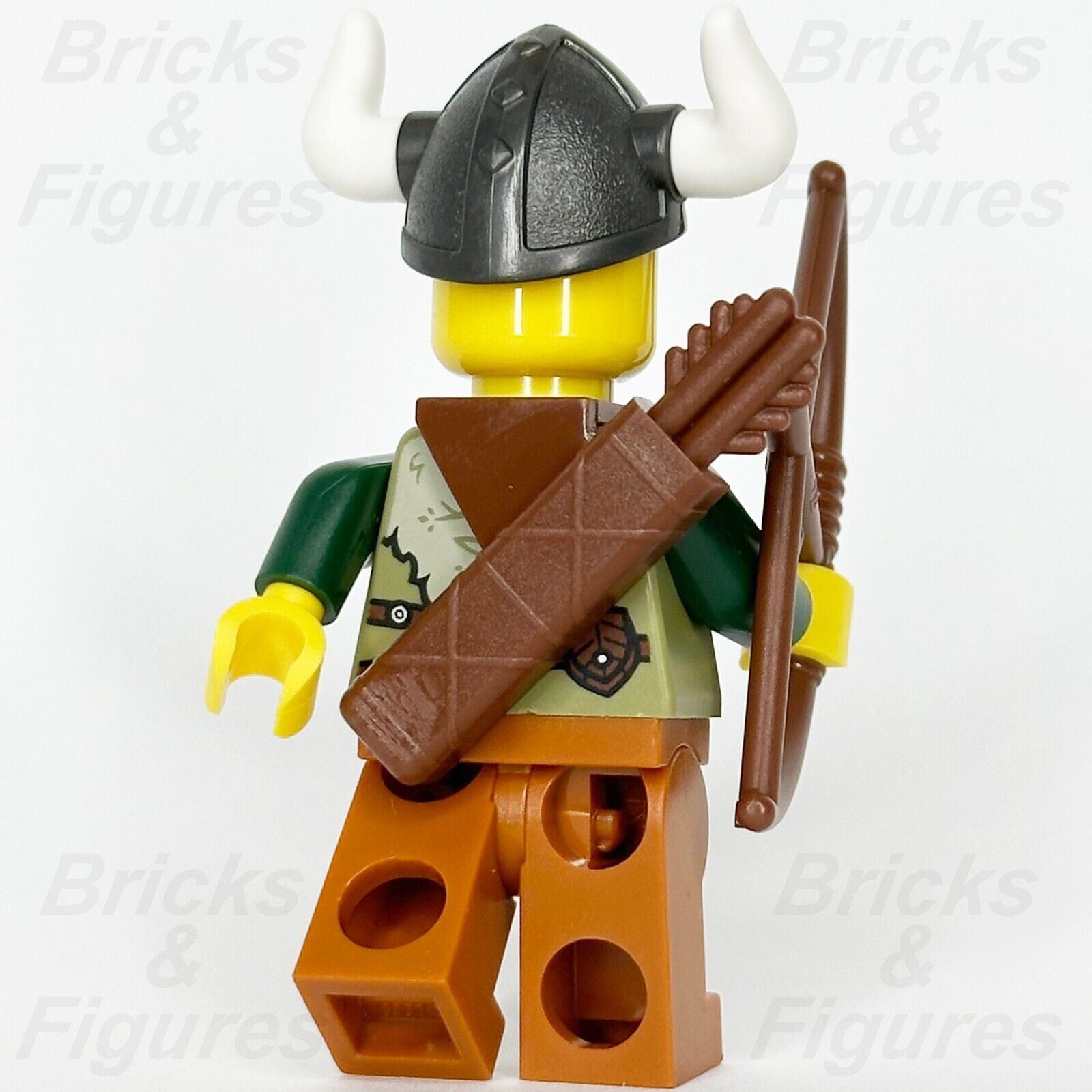 レゴ アイデア バイキング アーチャー ミニフィギュア バイキングのヘルメット、弓、矢筒 21343 idea168