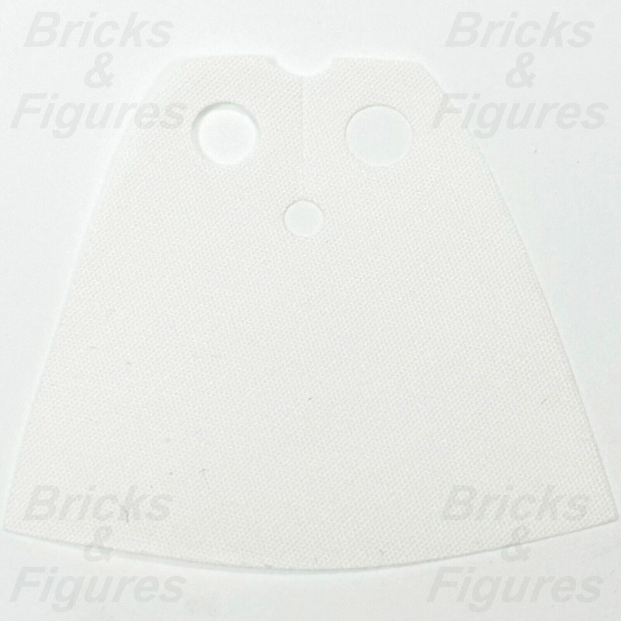 LEGO White Minifigure Cape Cloth Starched Body Wear 3.9cm Part 522c 20458 - Bricks & Figures