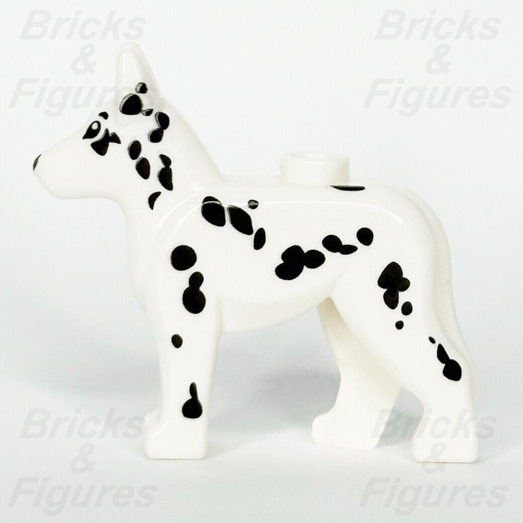 レゴ シティ ダルメシアン 犬 ミニフィギュア パーツ アニマル ファイア 92586pb03 ホワイト ブラック スポット