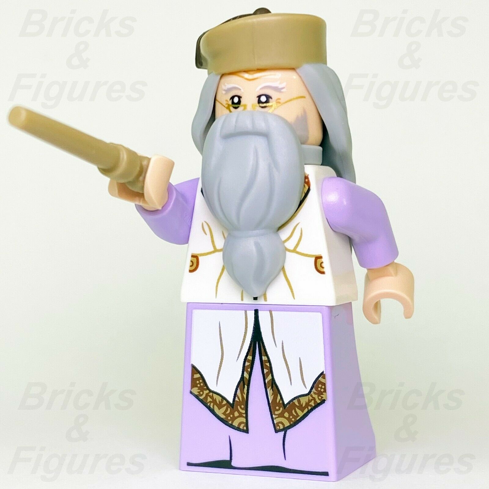Harry Potter LEGO Albus Dumbledore Goblet of Fire Wizard Minifig 75948 Genuine - Bricks & Figures