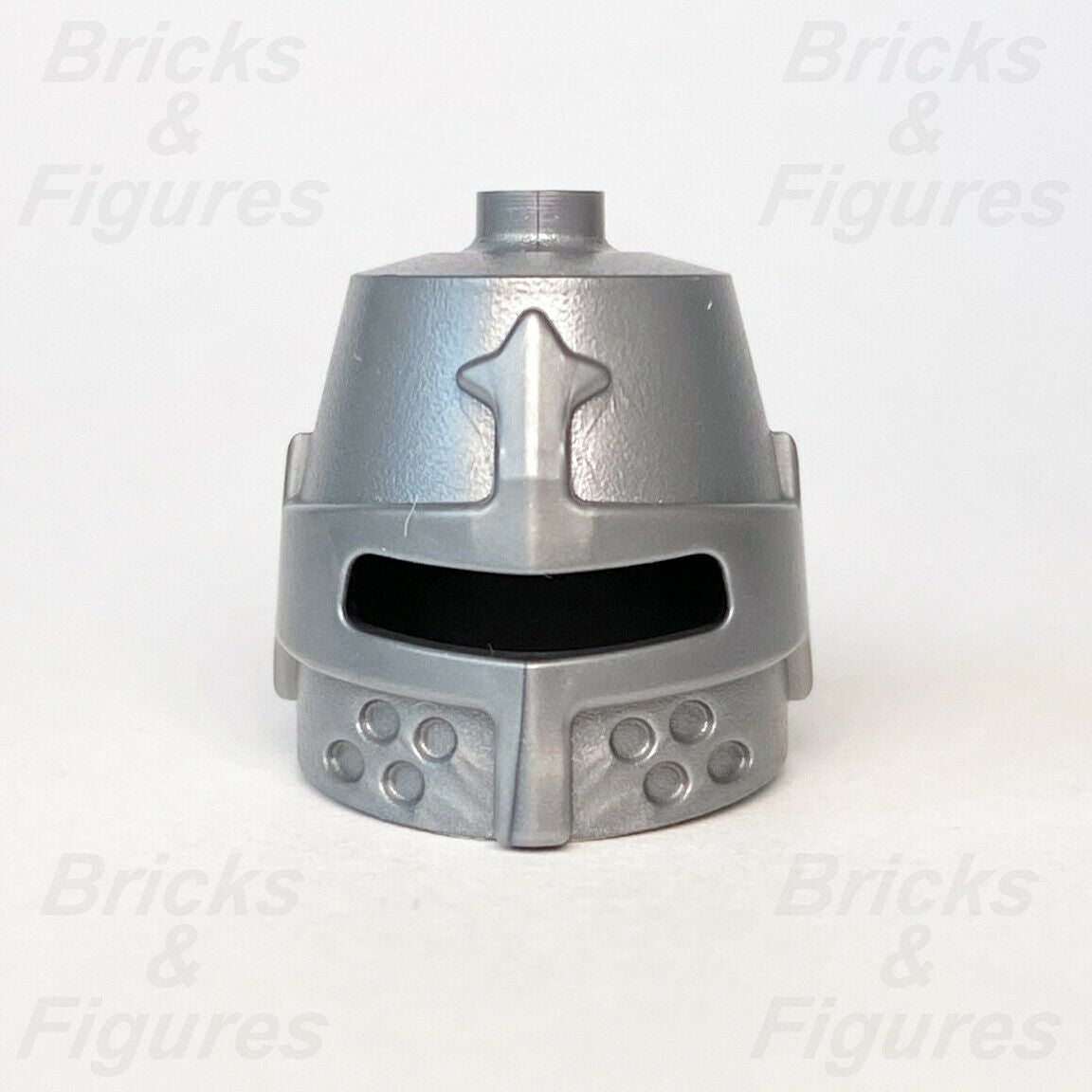 Ideas LEGO Castle Knight Closed Helmet Minifigure Part 70322 21325 70333 89520 - Bricks & Figures