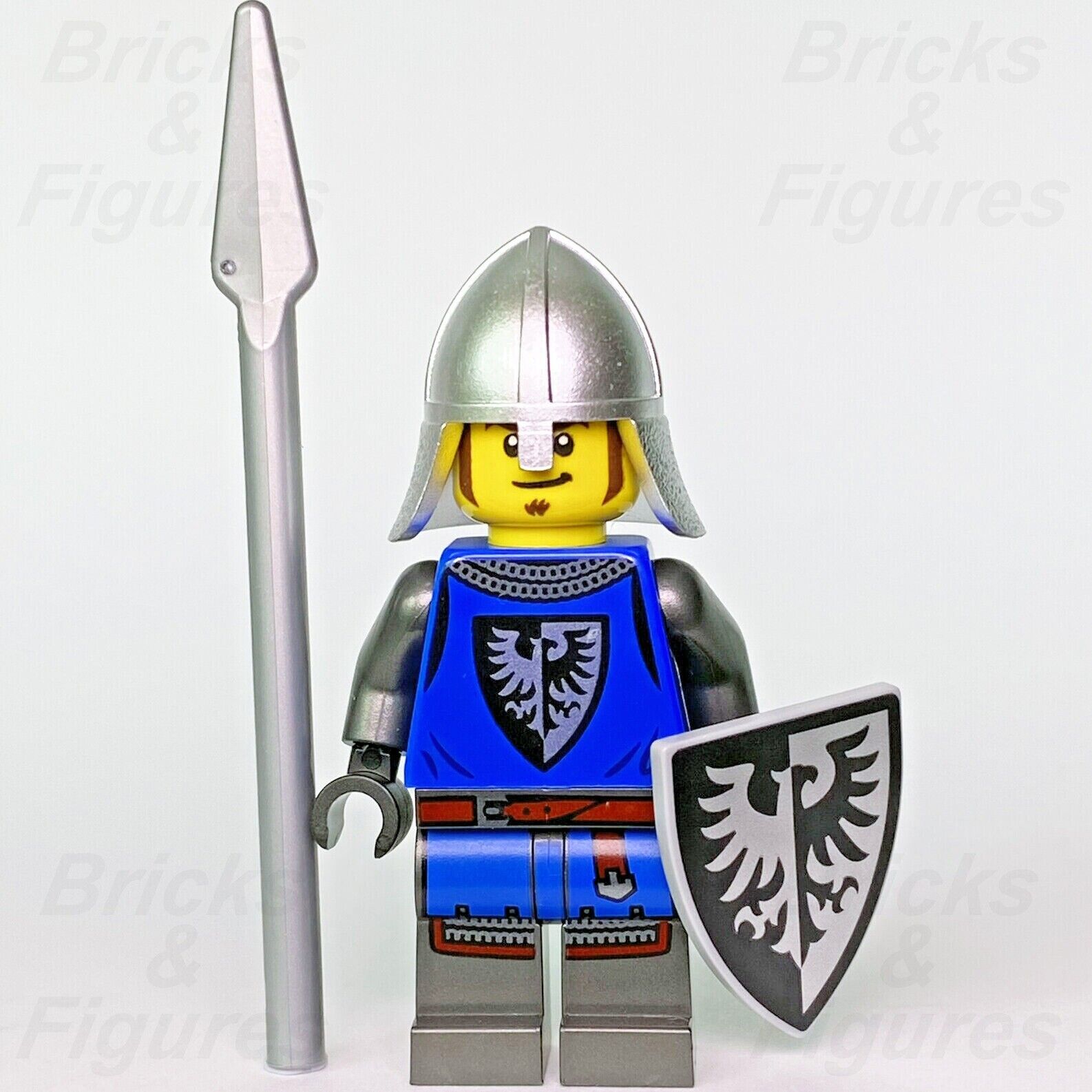 LEGO Black Falcon Guard Castle in the Forest Minifigure & Shield 910001 adp012 - Bricks & Figures