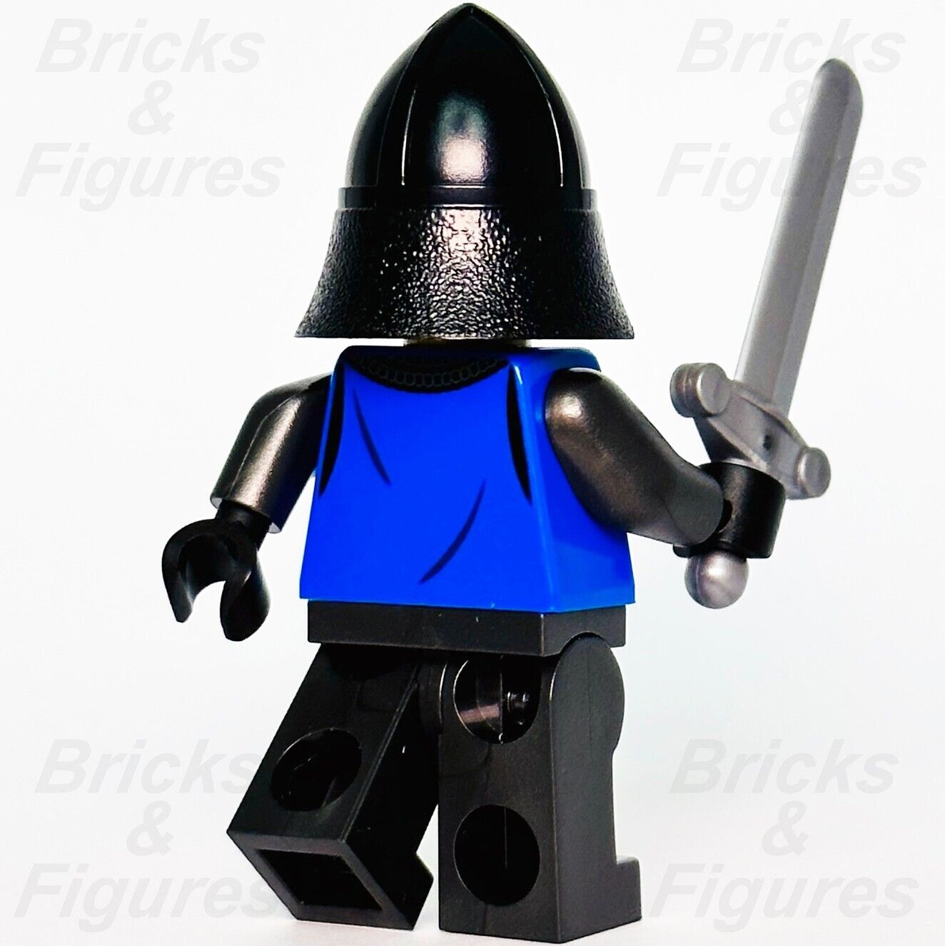 LEGO Black Falcon Male Castle Minifigure Lion Knights 10305 cas574 Knight New - Bricks & Figures