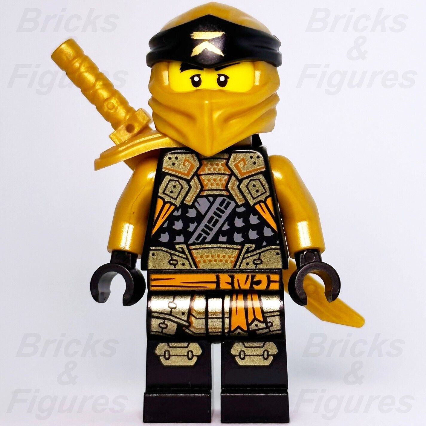 LEGO Cole Golden Ninja Ninjago Crystalized Minifigure 71769 71774 njo758 New - Bricks & Figures