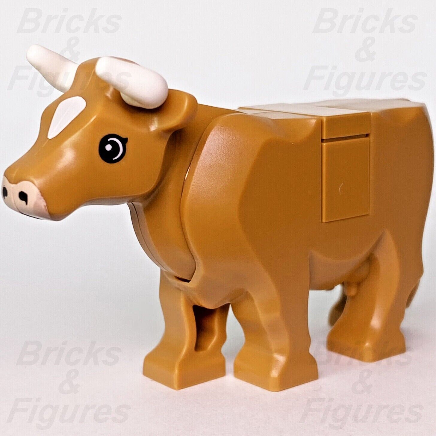 LEGO Cow Medium Nougat City Town Farm Animal Part Minifigure 60346 10305 New - Bricks & Figures