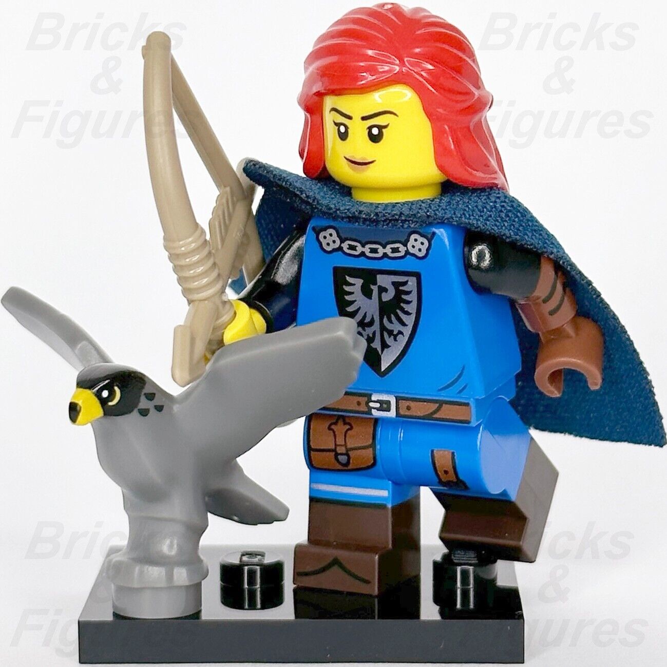 LEGO Falconer Minifigure w/ Black Falcon Castle Collectible Series 24 71037 #5 - Bricks & Figures