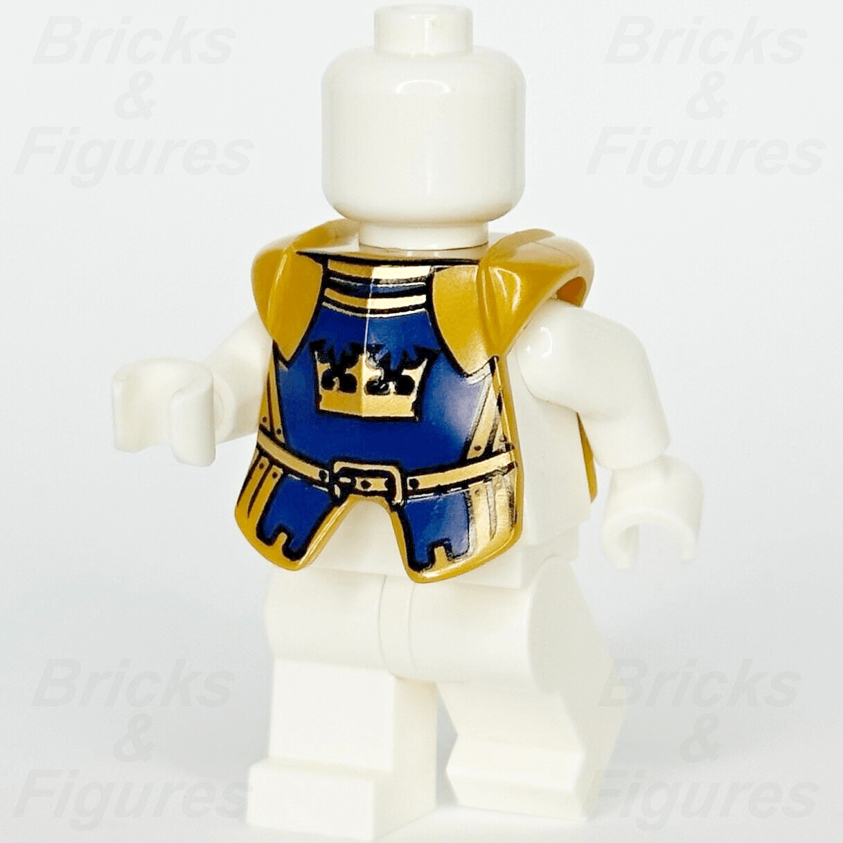 LEGO Gold Crown King Breastplate Armour Castle Minifigure Part 2587pb21 Armor - Bricks & Figures