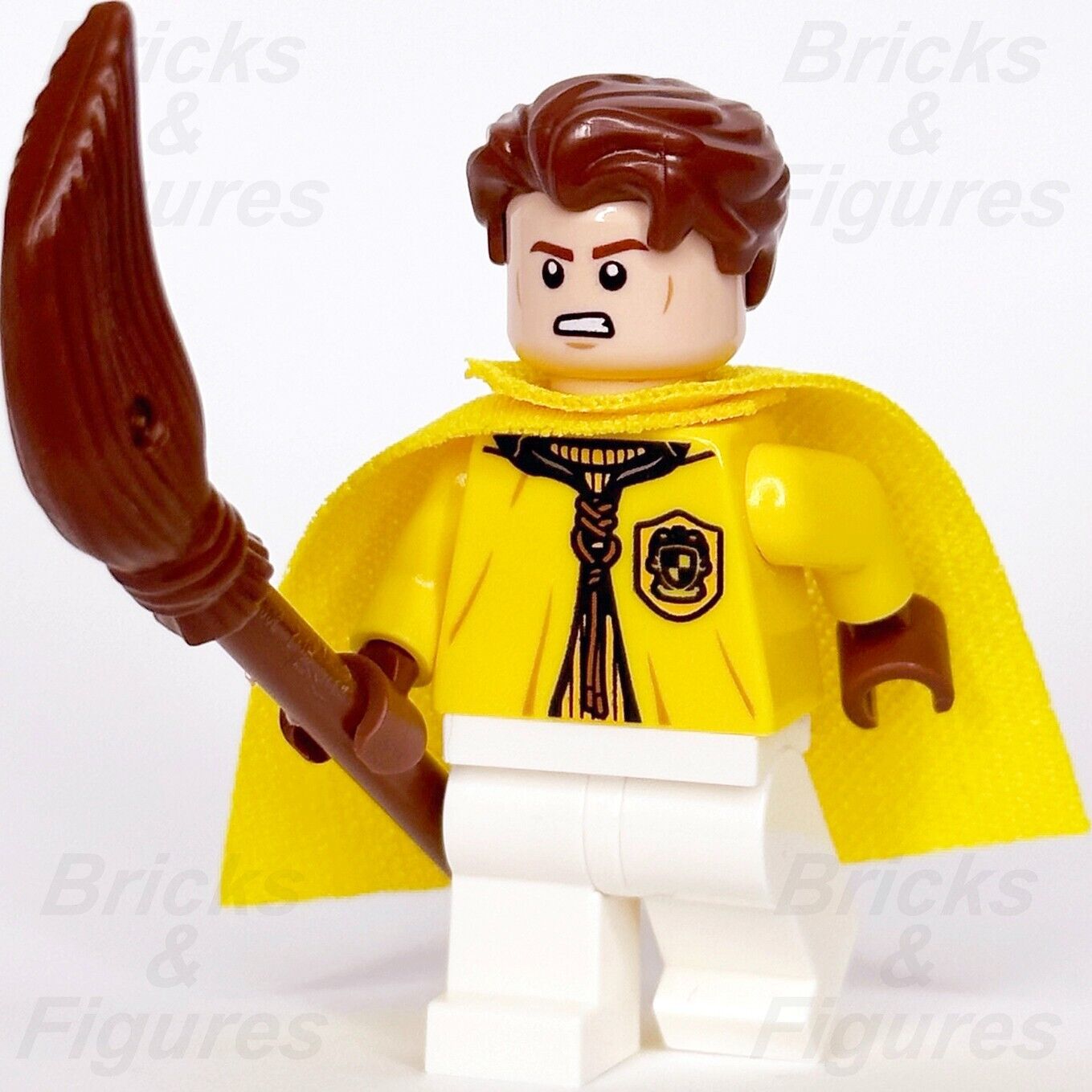 LEGO Harry Potter Cedric Diggory Quidditch Uniform Minifigure Wizard Book hp275 - Bricks & Figures