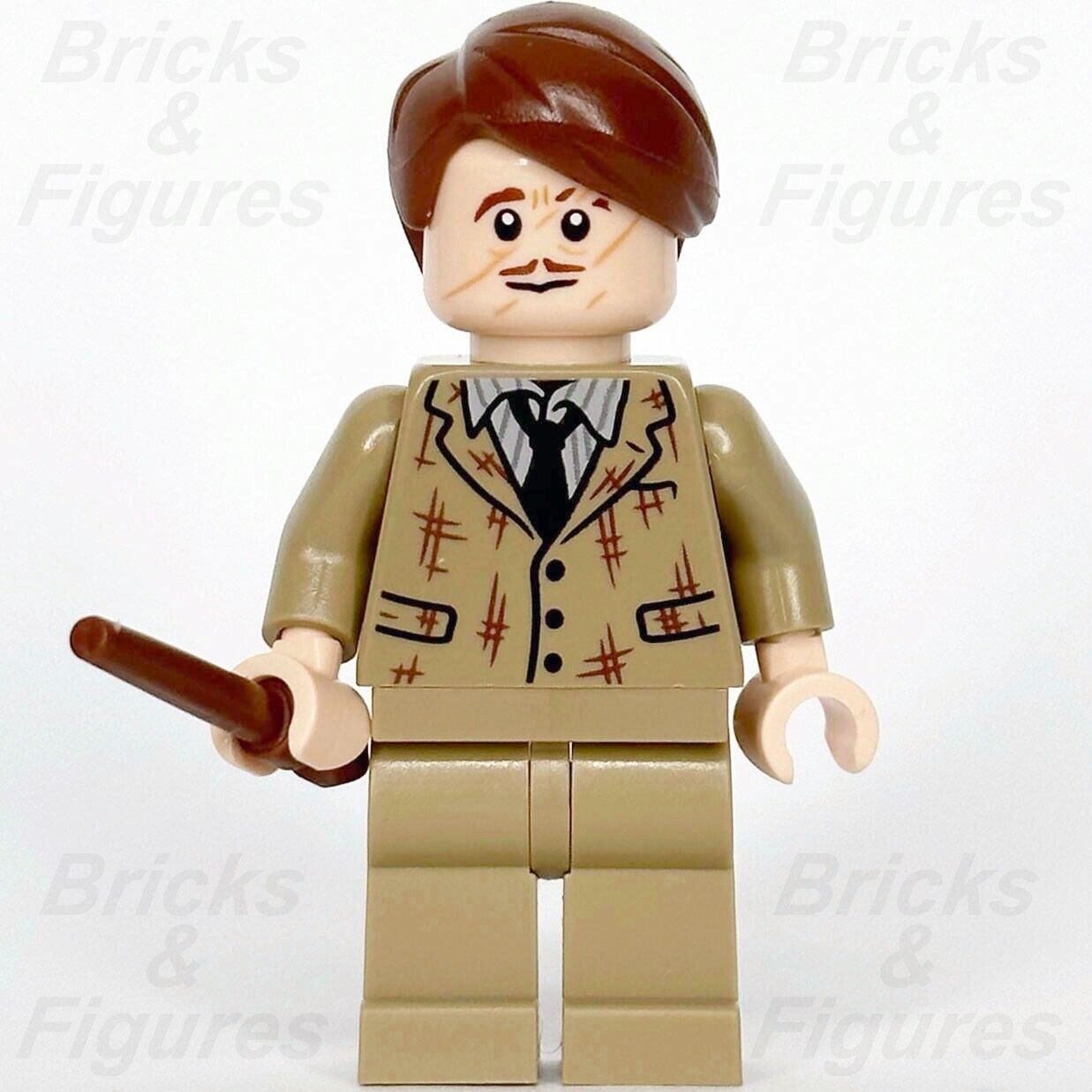 LEGO Harry Potter Professor Remus Lupin Minifigure 76407 hp367 Werewolf Wizard - Bricks & Figures