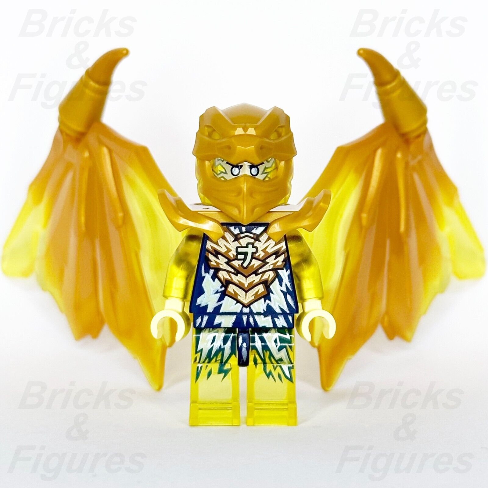 LEGO Jay Golden Dragon Ninjago Crystalized Minifigure 71768 892302 njo755 Ninja - Bricks & Figures