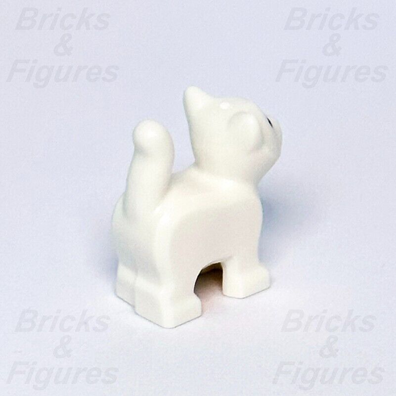 LEGO Kitten White Minifigure Baby Cat Animal Town City Part 60321 60386 10306 - Bricks & Figures