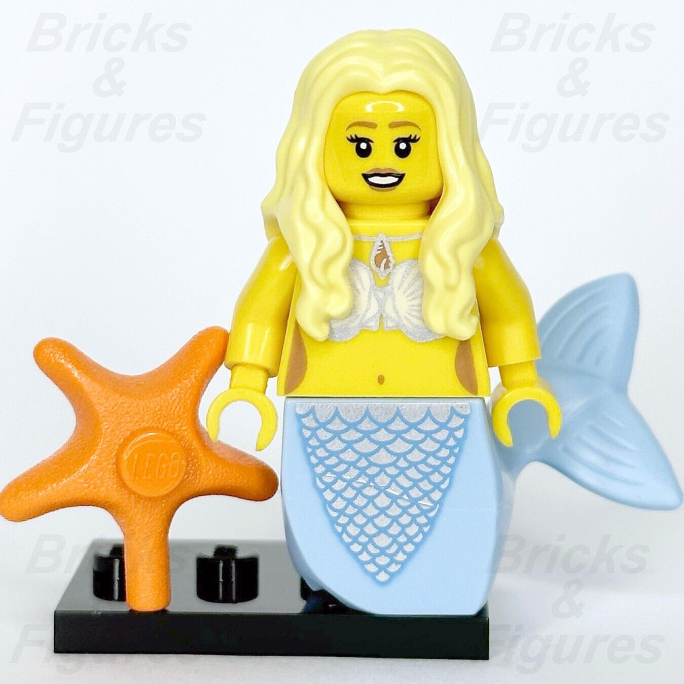 LEGO Mermaid Minifigure with Starfish Collectible Series 9 71000 #12 col09-12 - Bricks & Figures