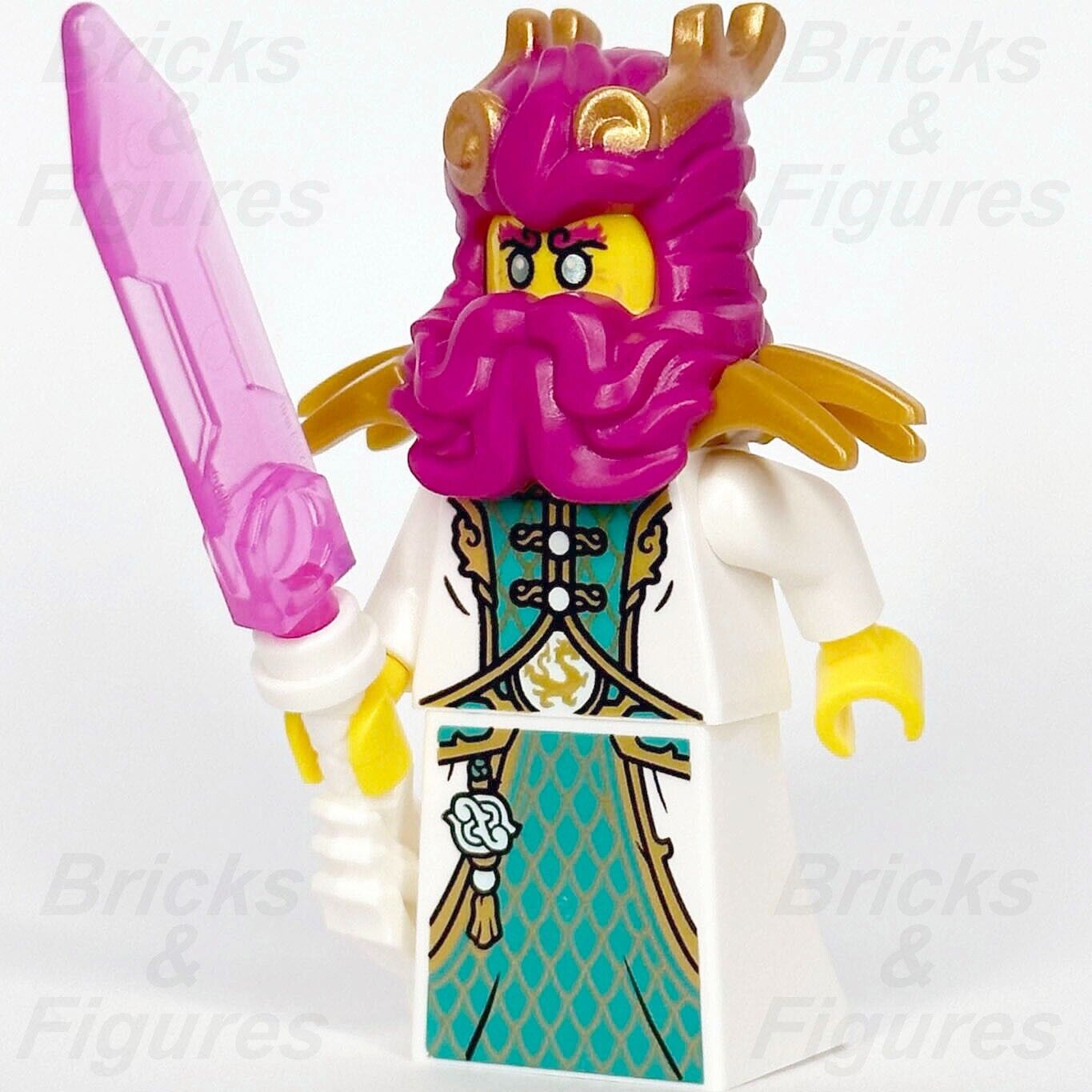 LEGO Monkie Kid Dragon of the East Minifigure Ao Guang Clan 80037 mk094 Minifig - Bricks & Figures