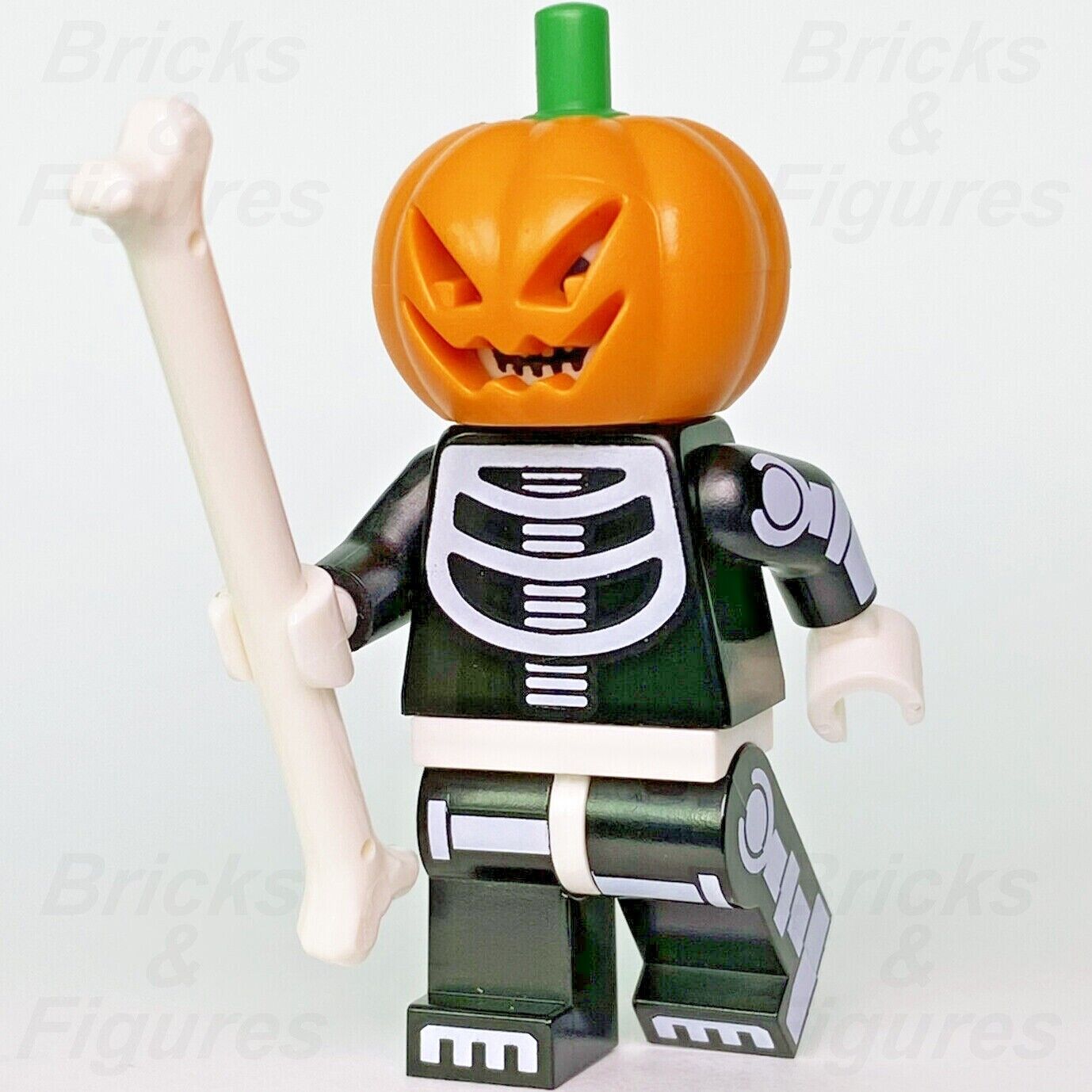 LEGO Mr Pumpkin Head Skeleton Jack-O-Lantern Build-A-Minifigure (BAM) 2022 New - Bricks & Figures