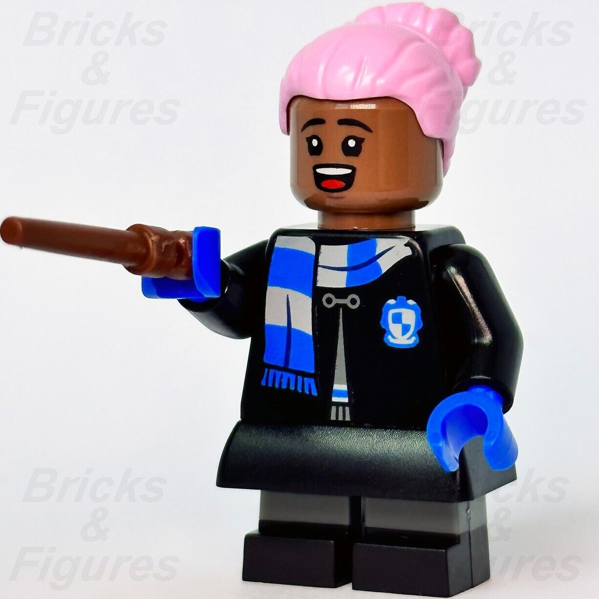 LEGO Ravenclaw Student Harry Potter Minifigure Hogwarts Witch Pink Hair 76399 - Bricks & Figures