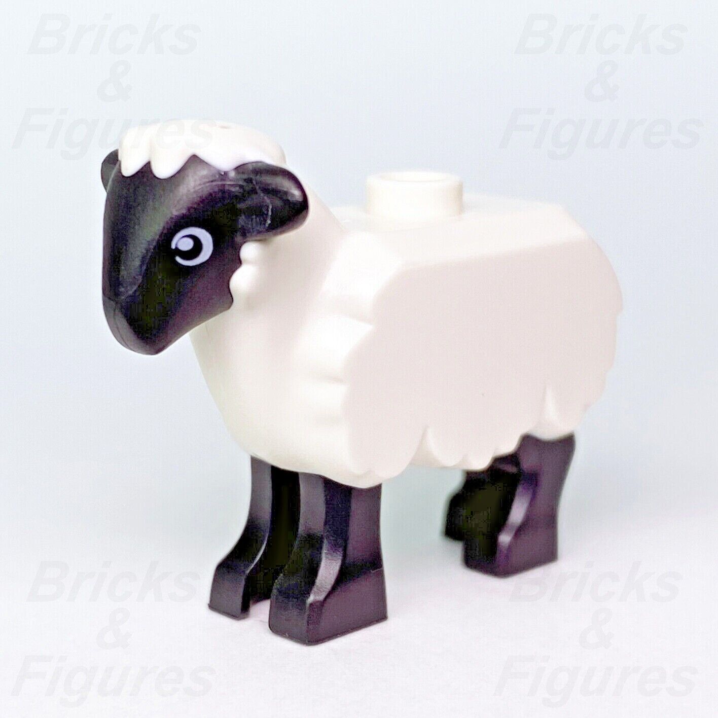 LEGO Sheep with Fleece / Wool City Town Farm Animal Part Minifigure 60346 New - Bricks & Figures