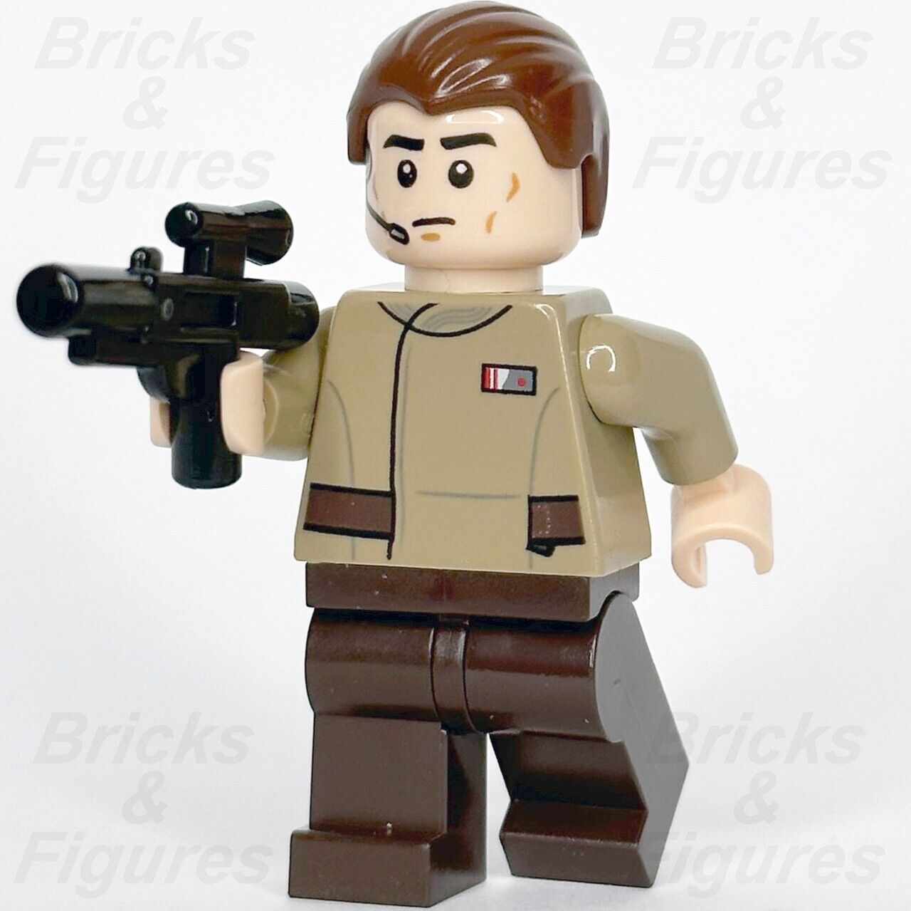LEGO Star Wars Resistance Officer Minifigure Headset Print Pattern 75131 sw0699 - Bricks & Figures