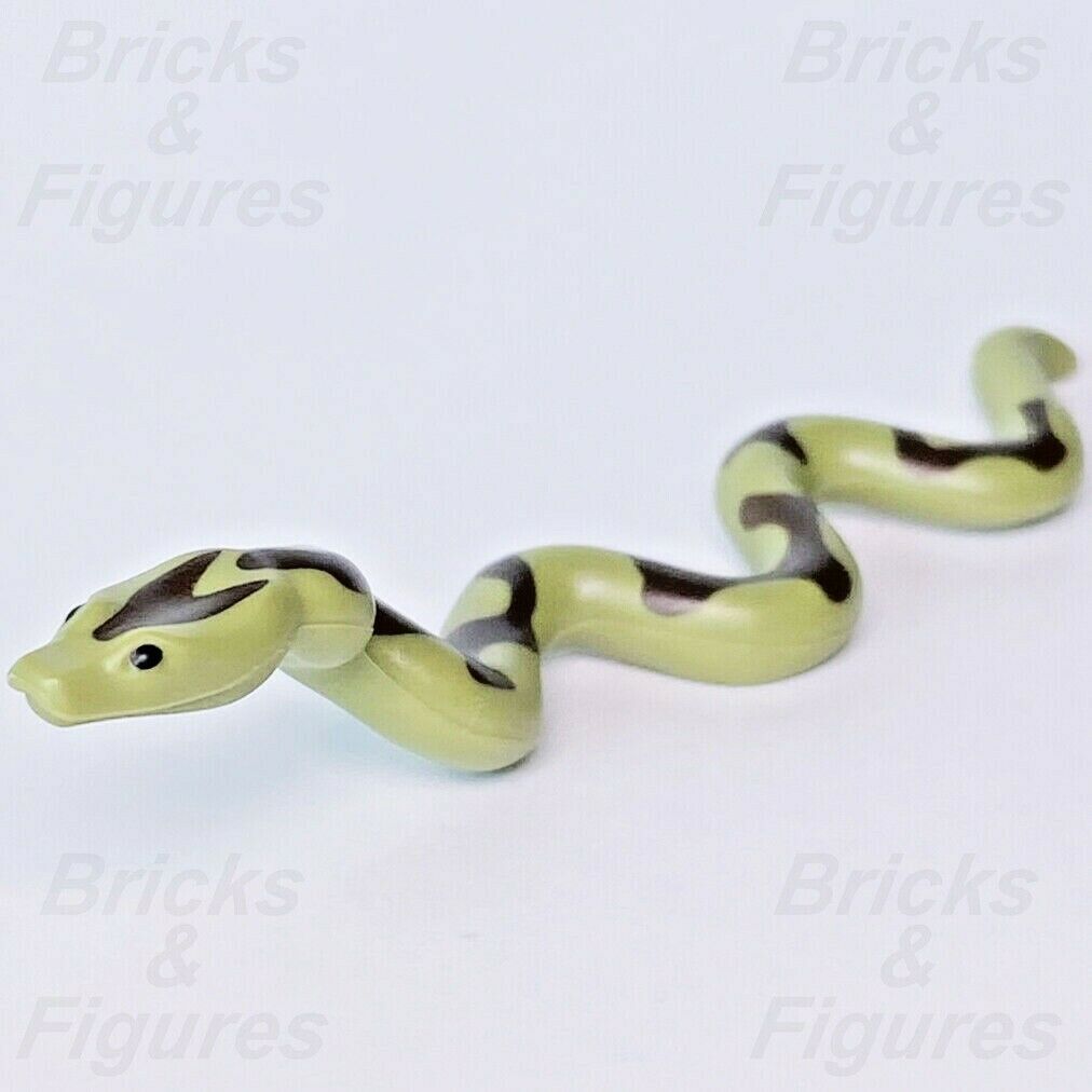 LEGO Town City Snake Olive Green Wildlife Rescue Animal Minifigure Part 60301 - Bricks & Figures