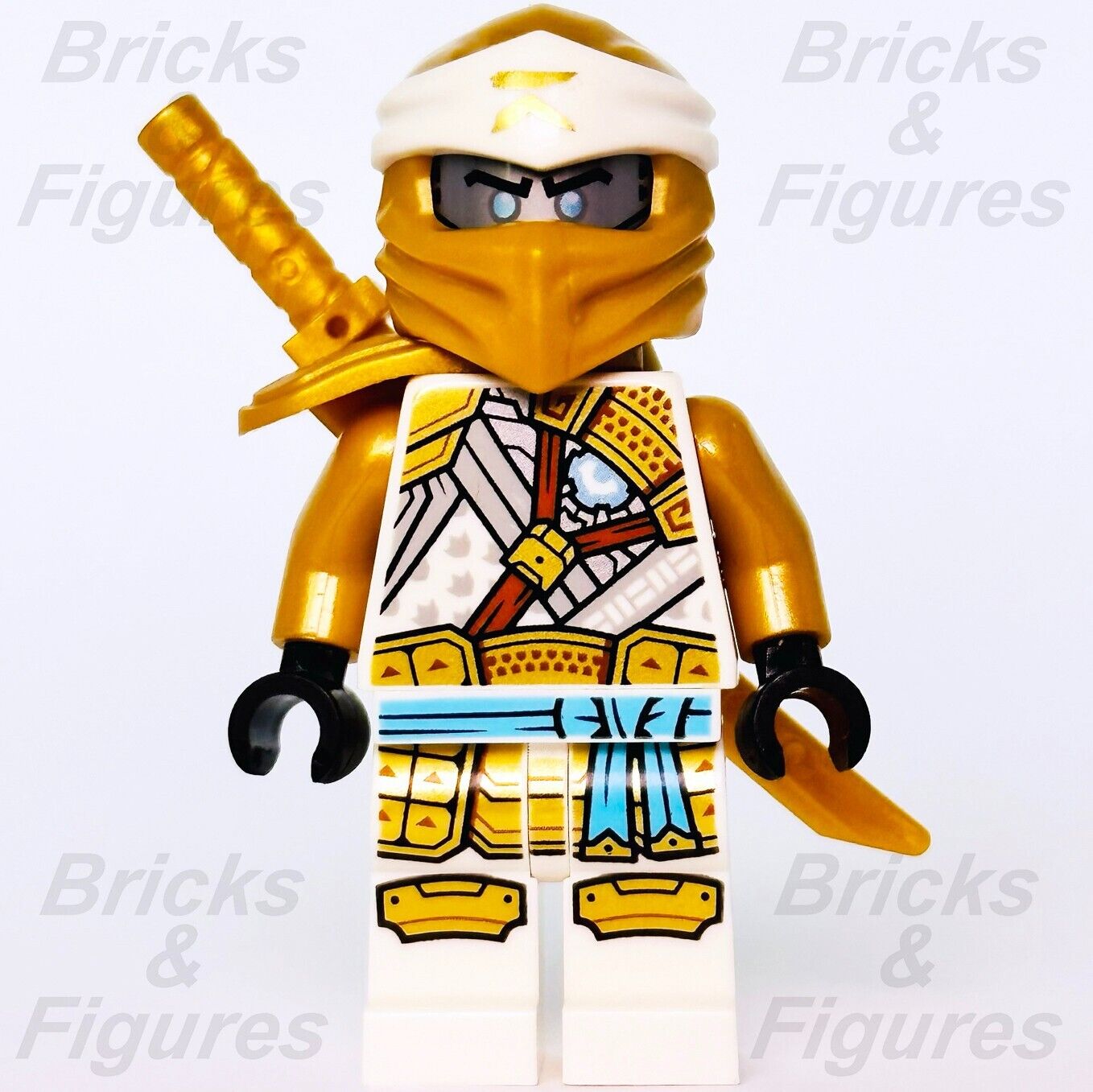 LEGO Zane Golden Ninja Ninjago Crystalized Minifigure 71770 71774 njo760 New - Bricks & Figures