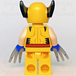 Marvel Super Heroes LEGO Wolverine Mask Logan X-Men Minifigure 76202 sh805 New - Bricks & Figures