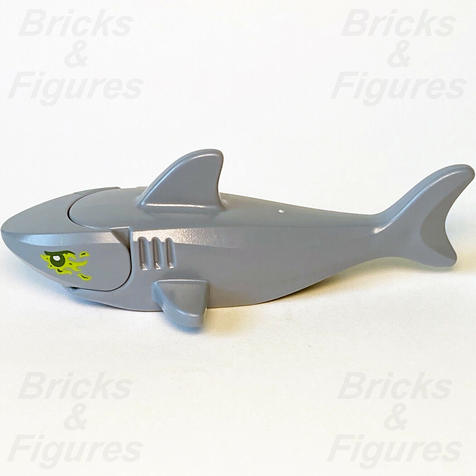 レゴ ヒドゥンサイド 目の周りにライムスライムが付いたサメ 動物のミニフィギュア 70433