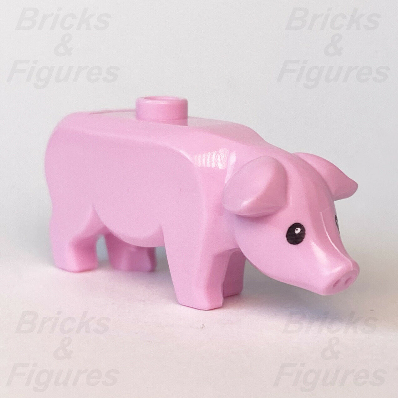 New Ideas/Harry Potter LEGO Bright Pink Pig Animal Part Minifigure 75980 21322 - Bricks & Figures