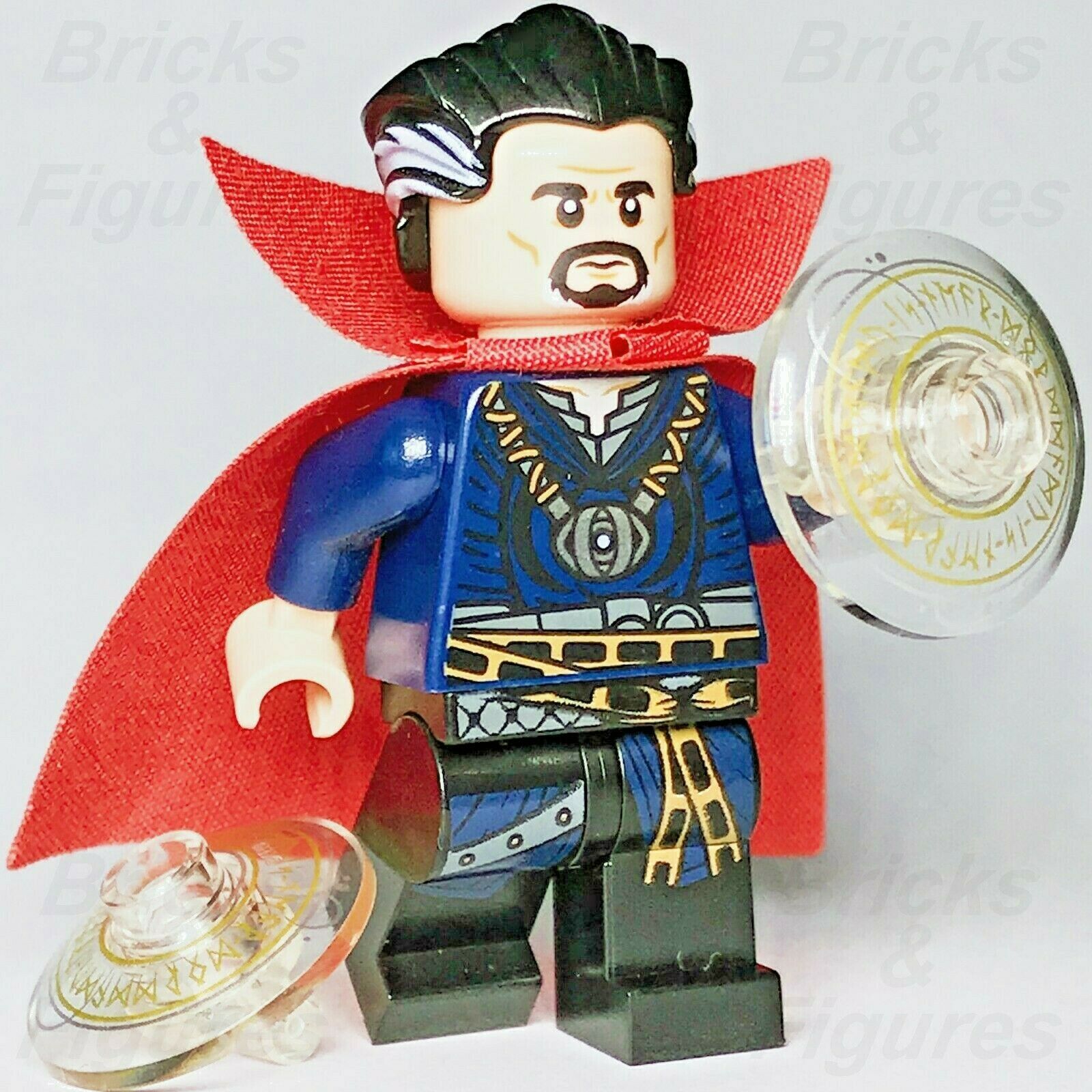 New Marvel Super Heroes LEGO Doctor Strange Steven Minifigure 76060 sh296 Dr - Bricks & Figures