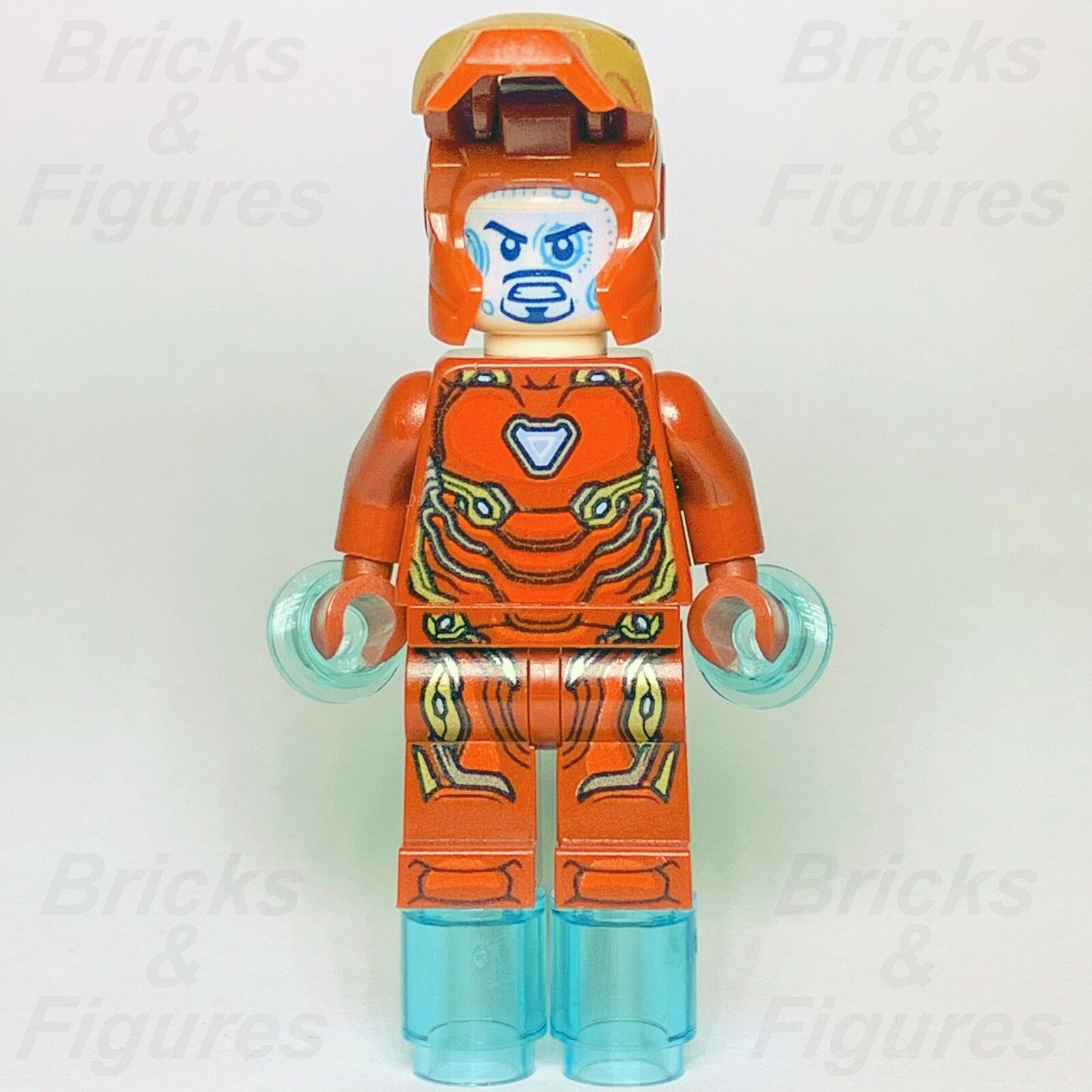 New Marvel Super Heroes LEGO Iron Man Mark 50 Infinity War Minifigure 76108 - Bricks & Figures