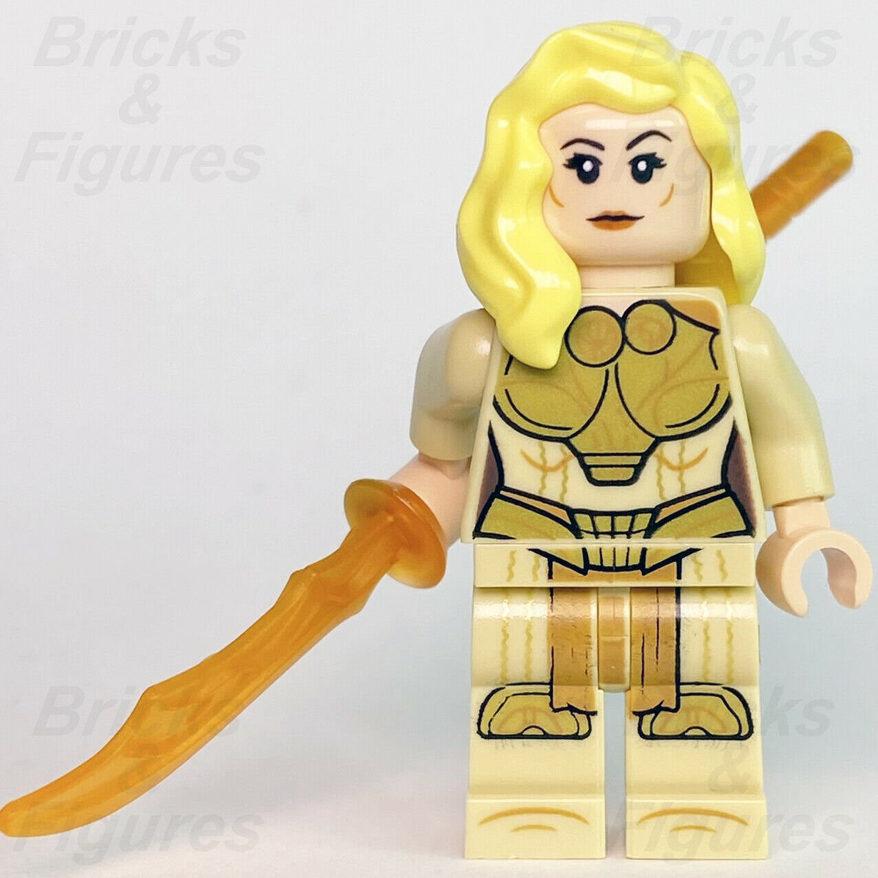 New Marvel Super Heroes LEGO Thena Eternals Minifigure 76154 76156 sh766 - Bricks & Figures