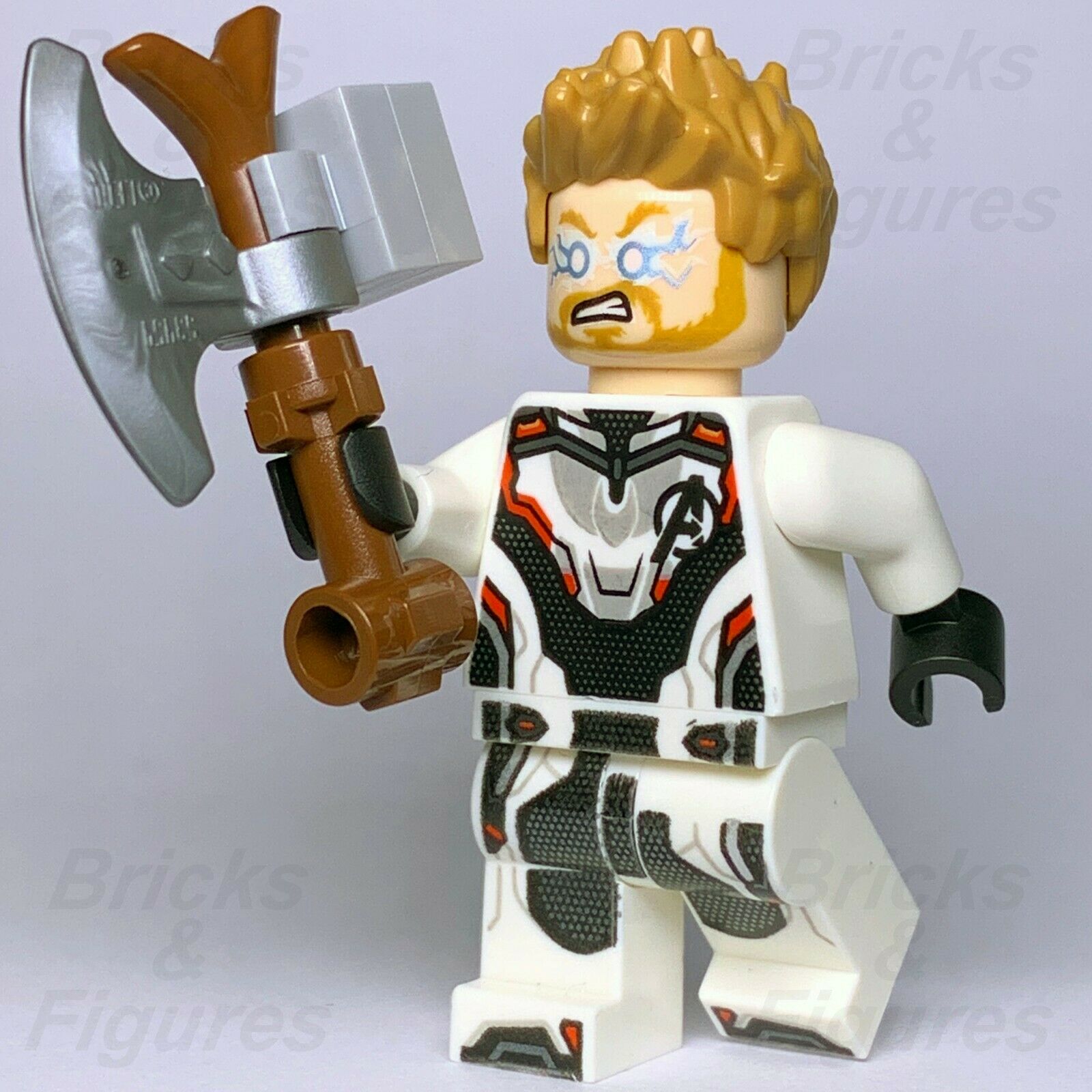 New Marvel Super Heroes LEGO Thor Avengers Suit Minifigure 76126 Endgame - Bricks & Figures