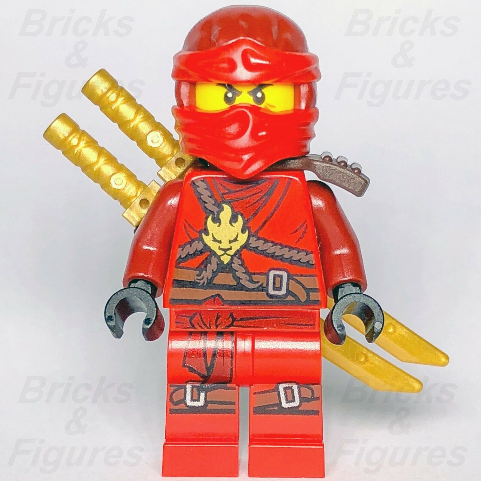 New Ninjago LEGO Kai Red Fire Ninja Master Day of Departed Minifigure 70595 - Bricks & Figures