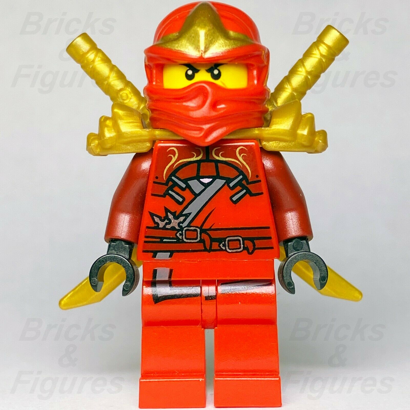 New Ninjago LEGO Kai ZX Red Ninja Minifigure from sets 9561 9441 9449 Genuine - Bricks & Figures