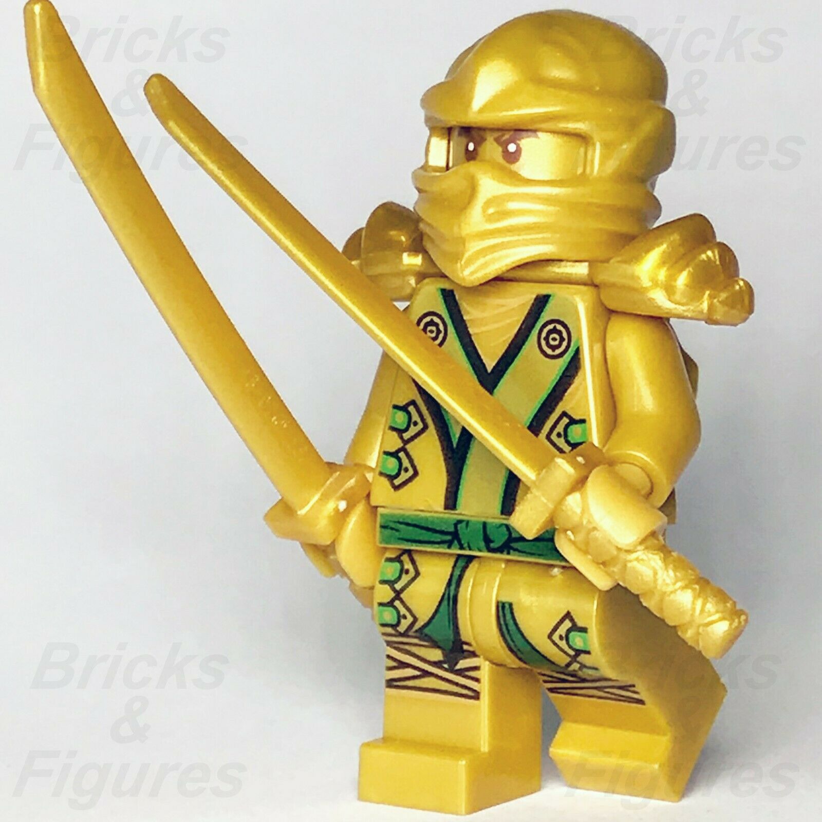 New Ninjago LEGO Lloyd Golden Ninja The Final Battle Minifigure 70505 70503 - Bricks & Figures