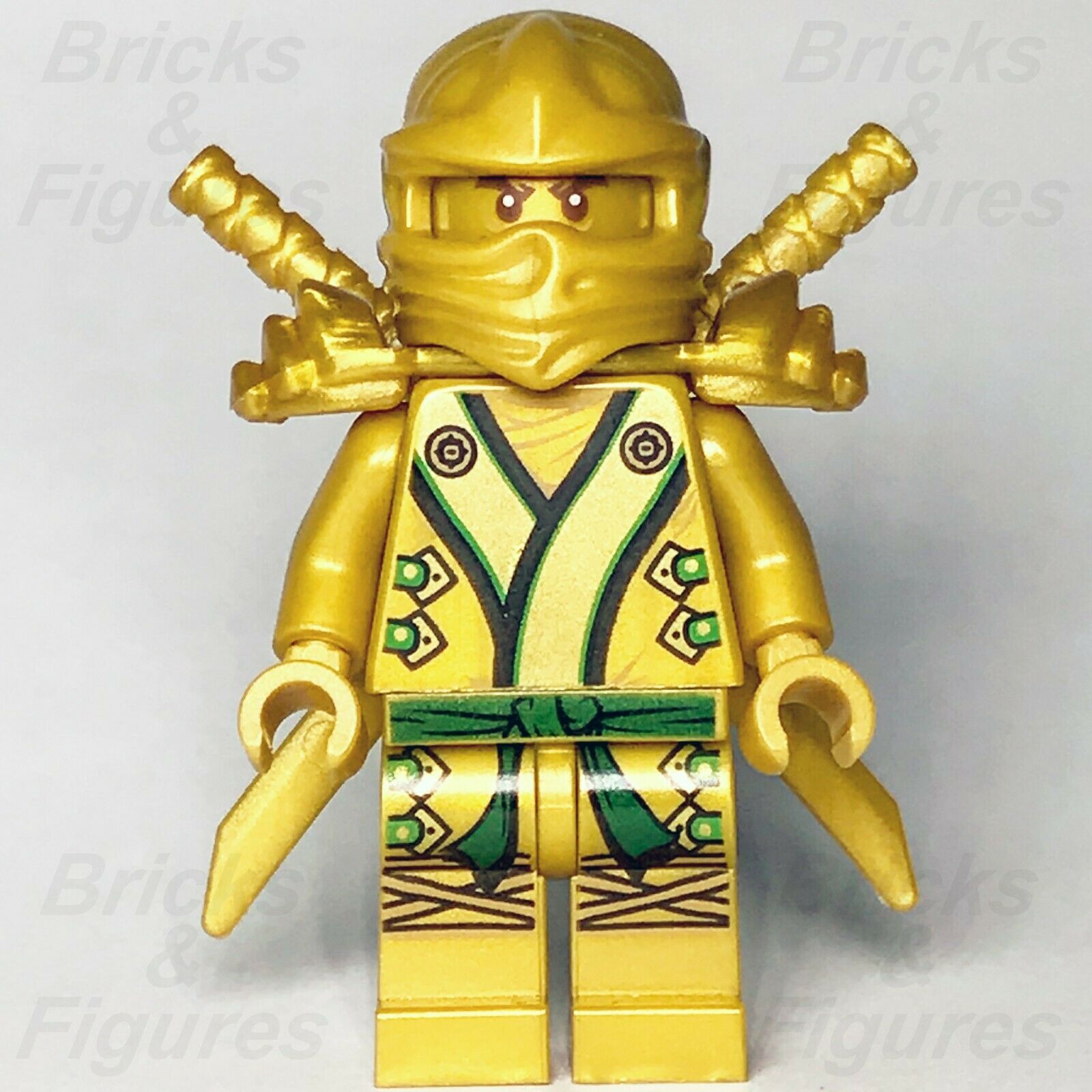 New Ninjago LEGO Lloyd Golden Ninja The Final Battle Minifigure 70505 70503 - Bricks & Figures