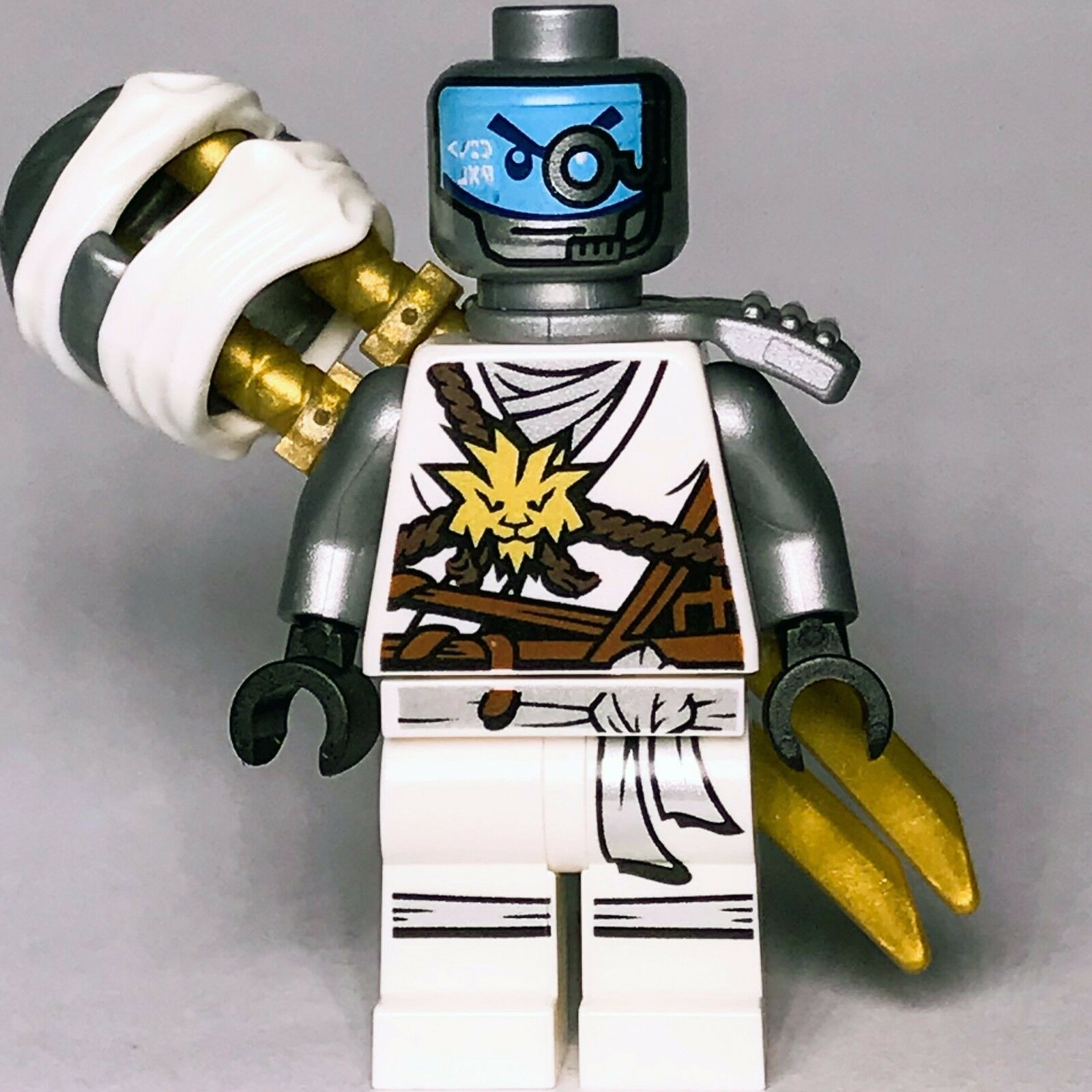 New Ninjago LEGO Ninja Zane Master of Ice Day of the Departed Minifigure 70595 - Bricks & Figures