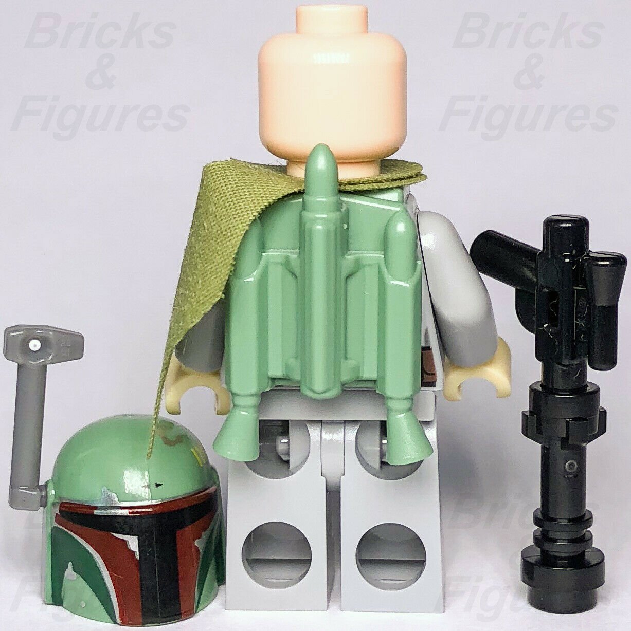 New Star Wars LEGO Boba Fett Mandalorian Bounty Hunter Minifigure 75174 - Bricks & Figures