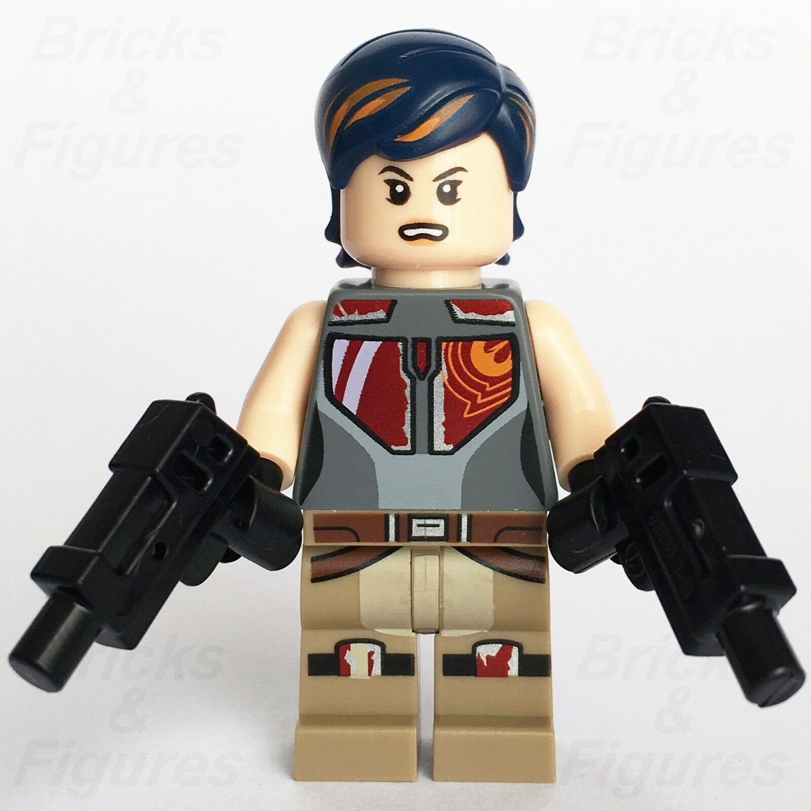 New Star Wars LEGO Sabine Wren Mandalorian Rebels Minifigure 75090 75106 - Bricks & Figures