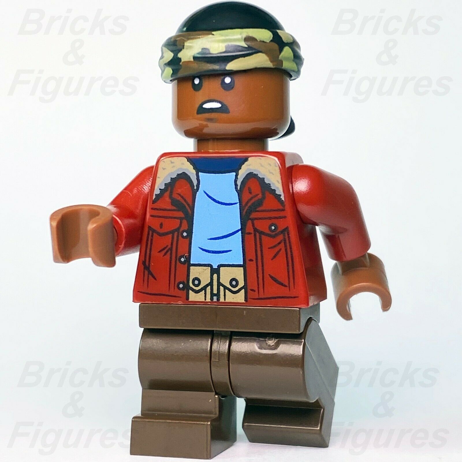 New Stranger Things LEGO Lucas Sinclair Netflix TV Series Minifigure 75810 - Bricks & Figures