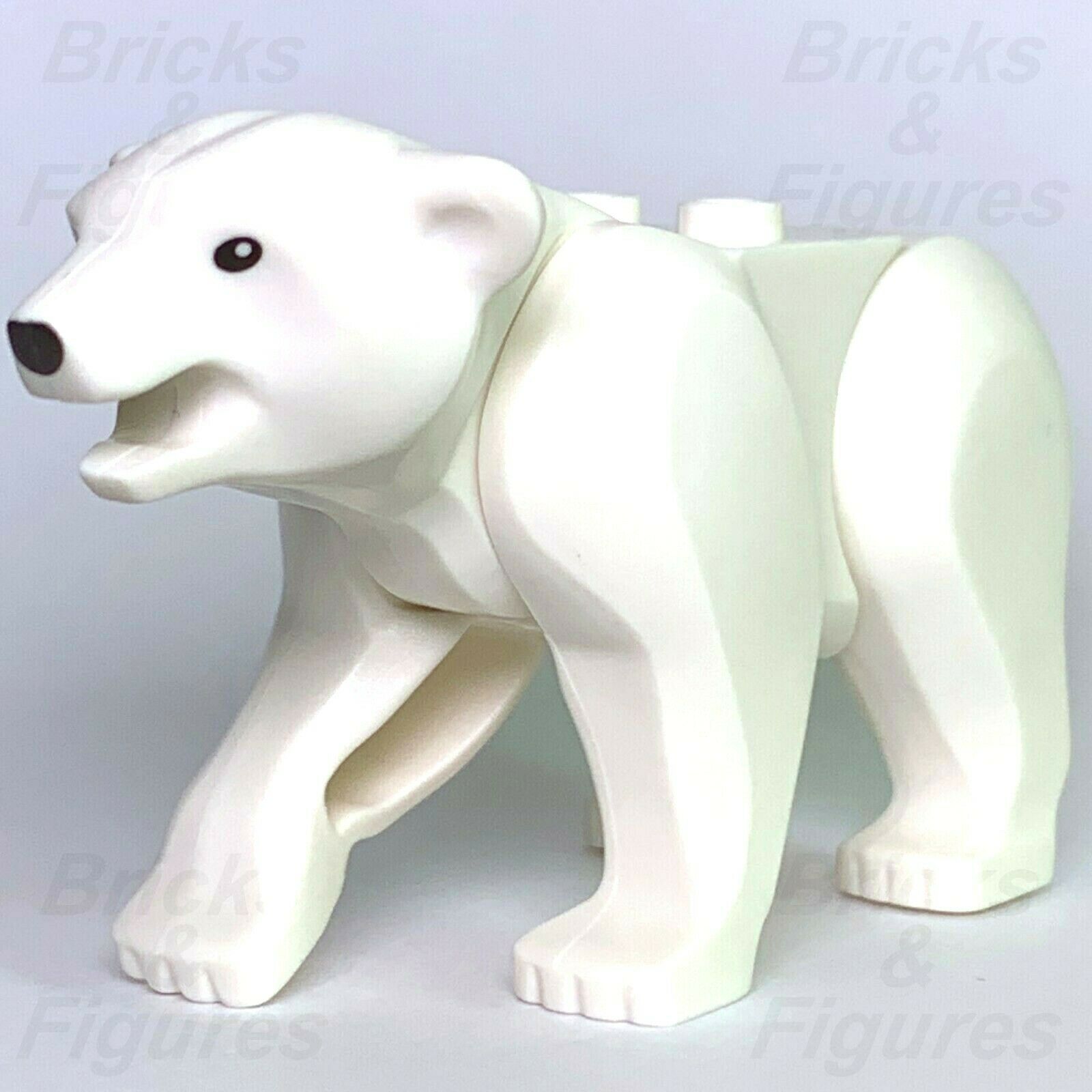 New Town City Arctic LEGO Polar Bear Animal from sets 60036 60062 60194 Genuine - Bricks & Figures