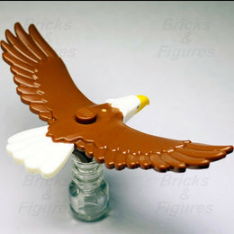 New Town City Recreation LEGO Bald Eagle Bird Animal from set 60202 Genuine - Bricks & Figures