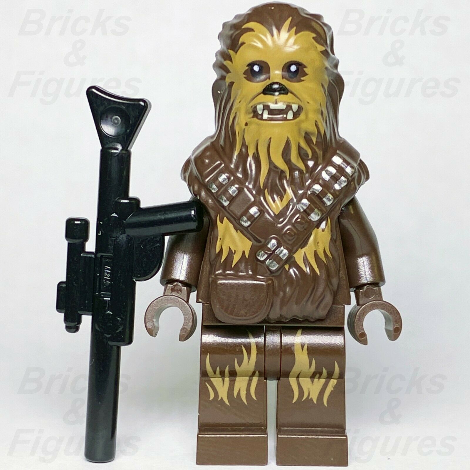 Star Wars LEGO Chewbacca with Crossed Bandoliers Solo Minifigure 75212 75512 - Bricks & Figures